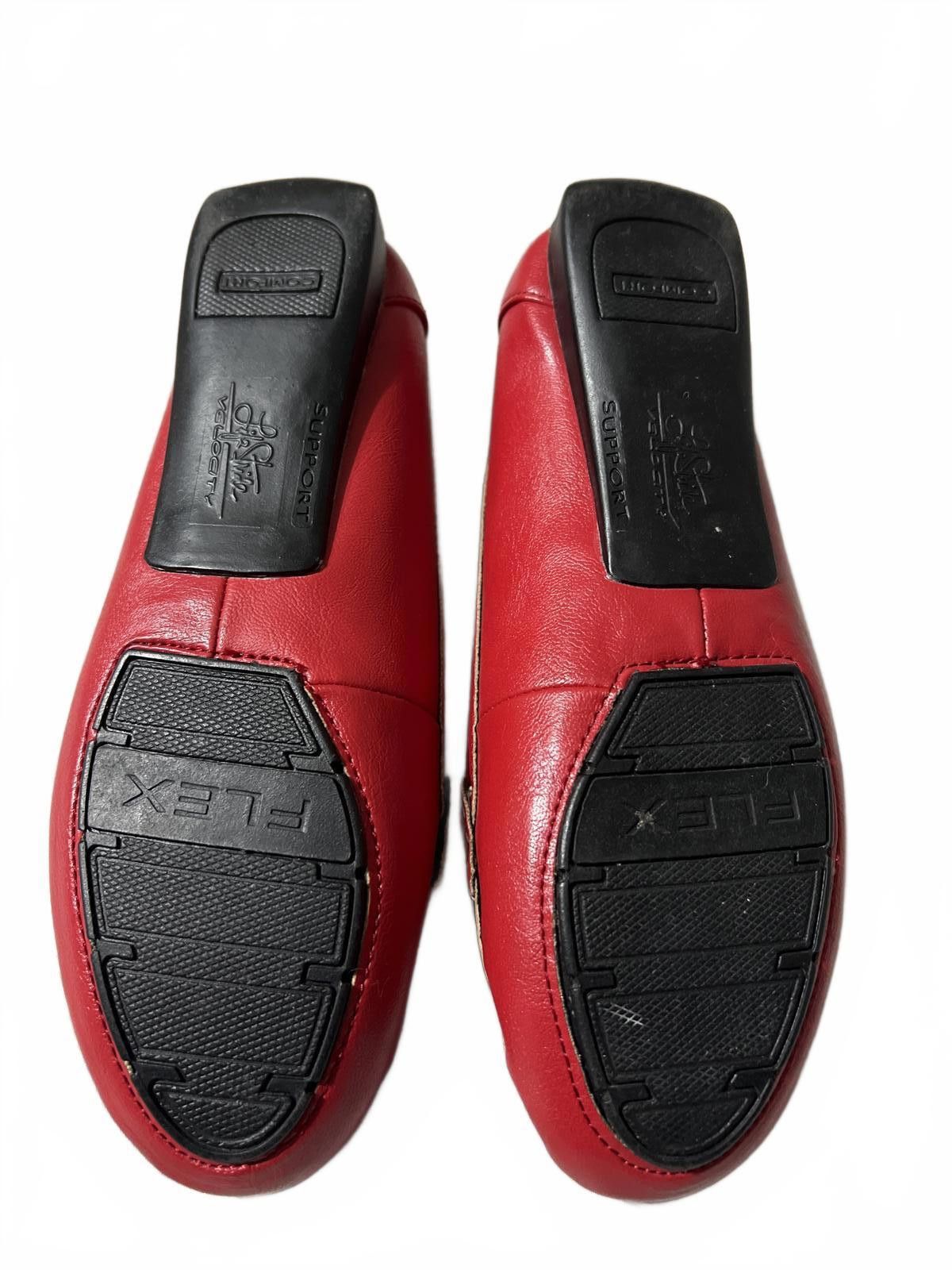 Other LifeStride Velocity Memory Foam Red Loafers Size US 6.5 / IT 36.5 - 8 Thumbnail