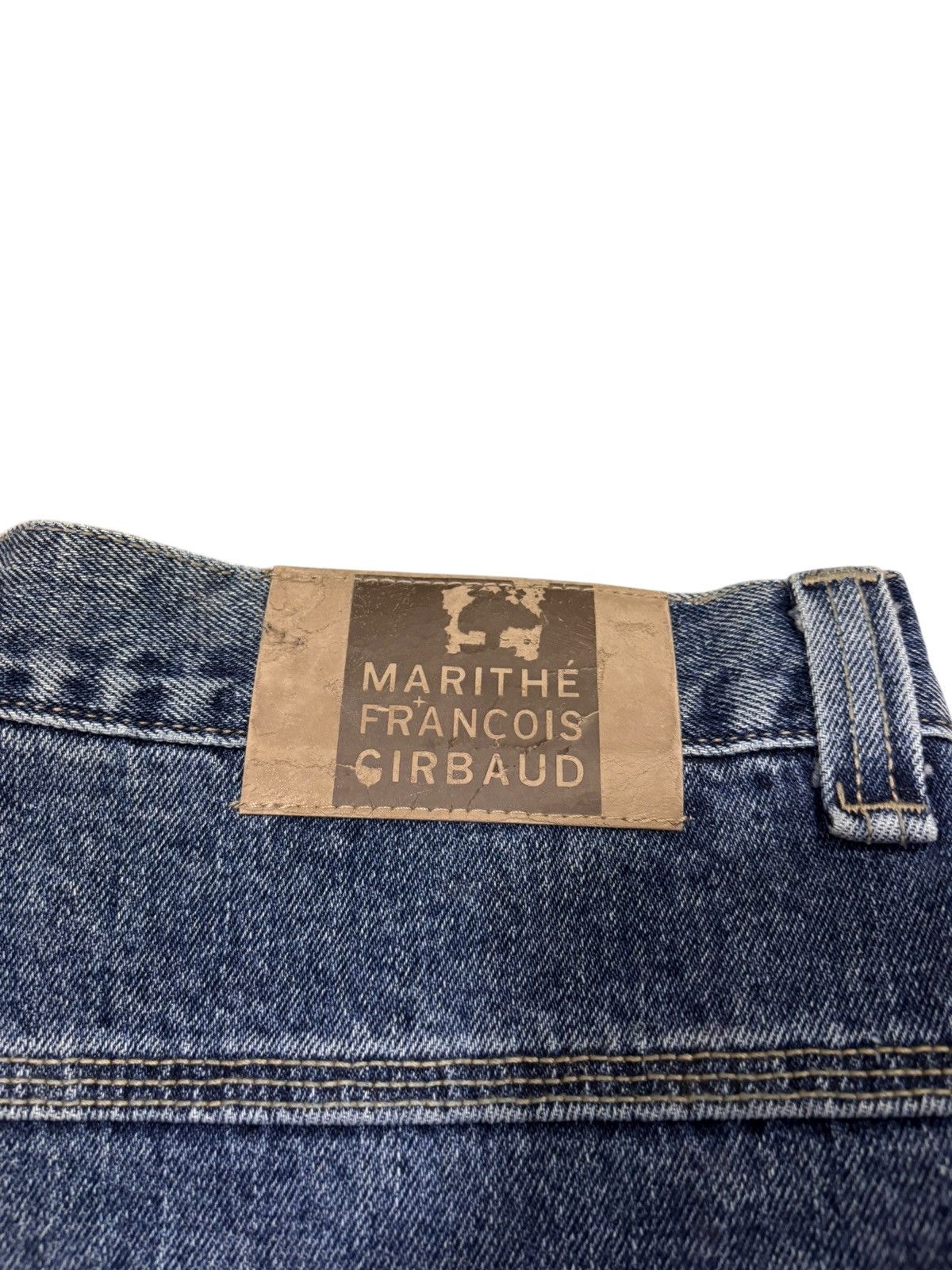 Marithe + Francois Girbaud Vintage Marithe Girbaud Jeans Size 38 Blue Denim Double Knee Size US 38 / EU 54 - 3 Thumbnail