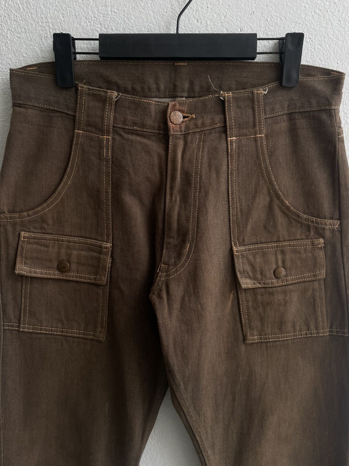 Bape Vintage 2000's Bathing Ape Busy Work Denim Bush Pants Size US 31 - 3 Thumbnail