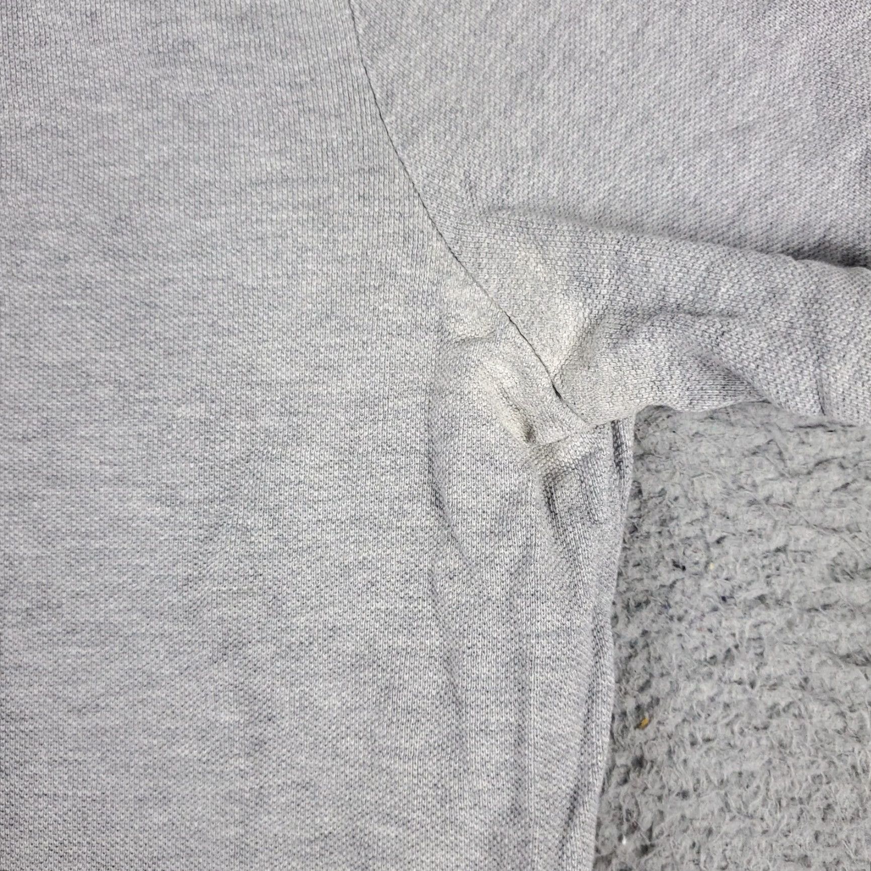 Ralph Lauren Ralph Lauren Polo Shirt Mens Medium Gray Solid Short Sleeve Button-Front Collared Cotton Polo - Classic American Brand Mens Medium Size US M / EU 48-50 / 2 - 5 Thumbnail