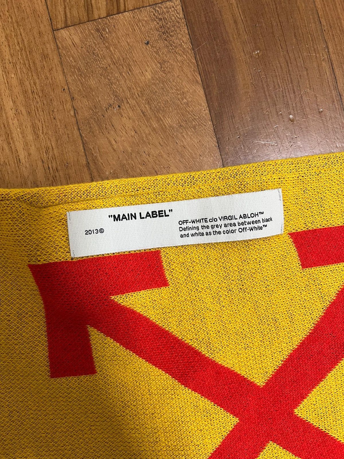 Off-White Off white scarf yellow Size ONE SIZE - 9 Thumbnail