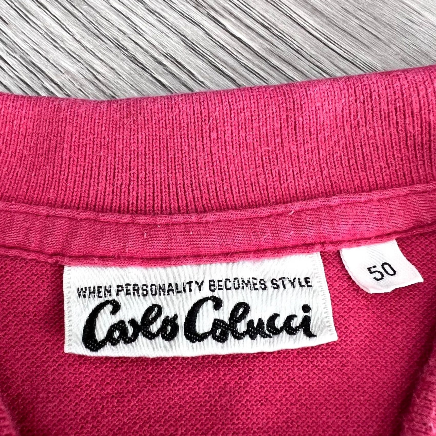 Carlo Colucci VINTAGE Carlo Colucci Shirt Mens M Pink Polo Men Size Size US M / EU 48-50 / 2 - 6 Thumbnail