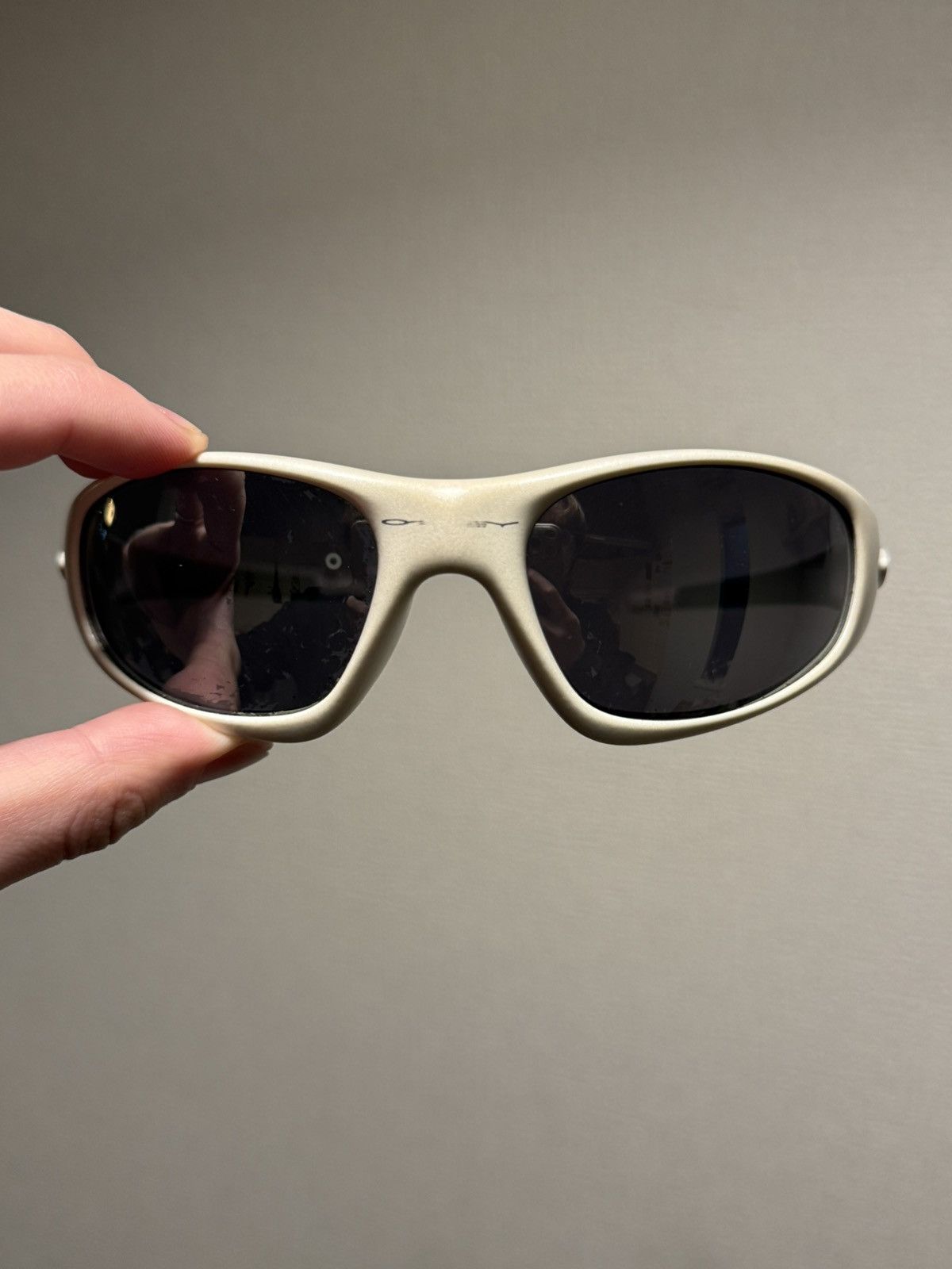 Oakley OAKLEY SUNGLASSES STRAIGHT JACKET 1.0 PEARL WHITE Size ONE SIZE - 3 Thumbnail