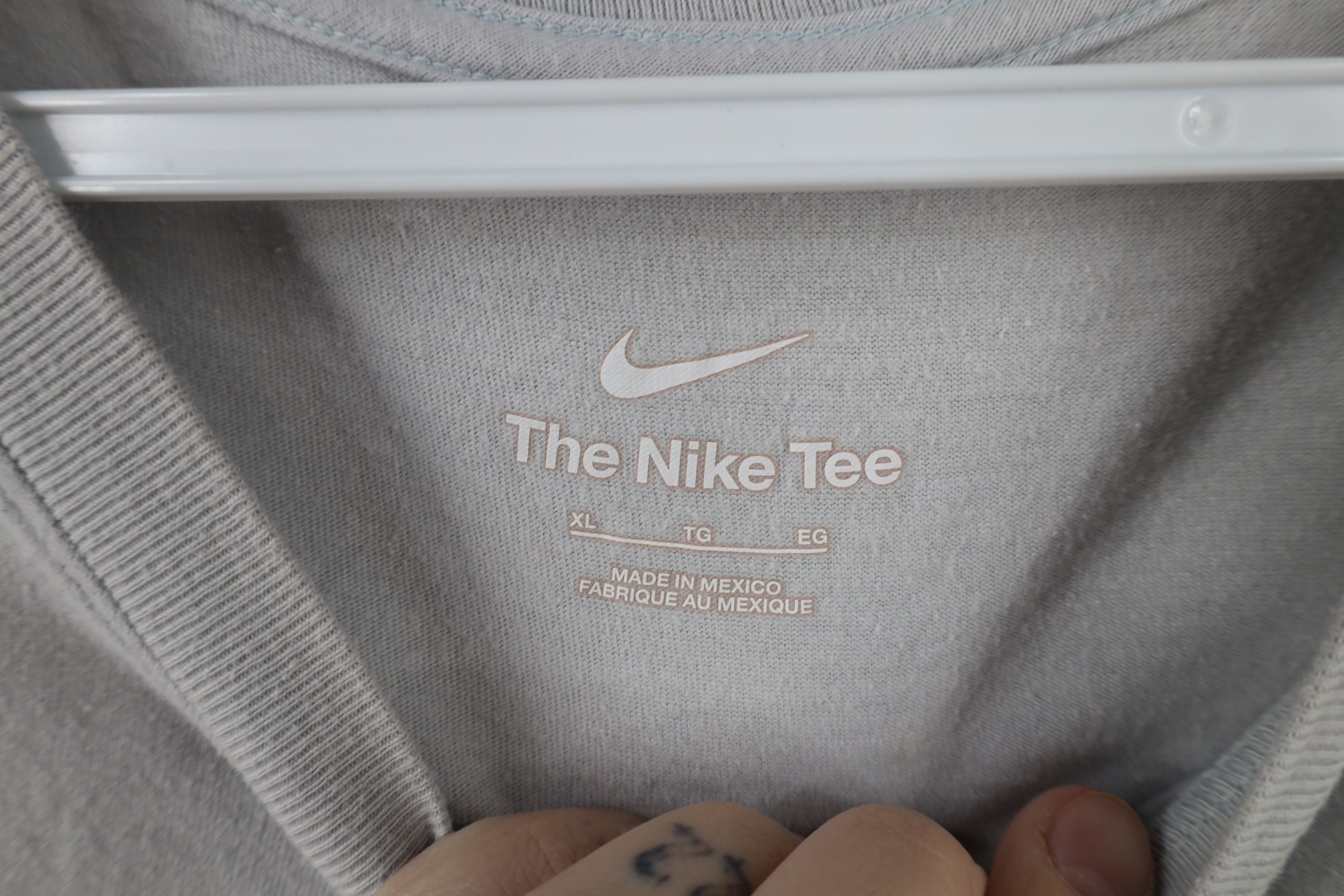 Nike × Vintage Nike Campus University of Michigan Long Sleeve T-Shirt Gray Size US XL / EU 56 / 4 - 9 Thumbnail