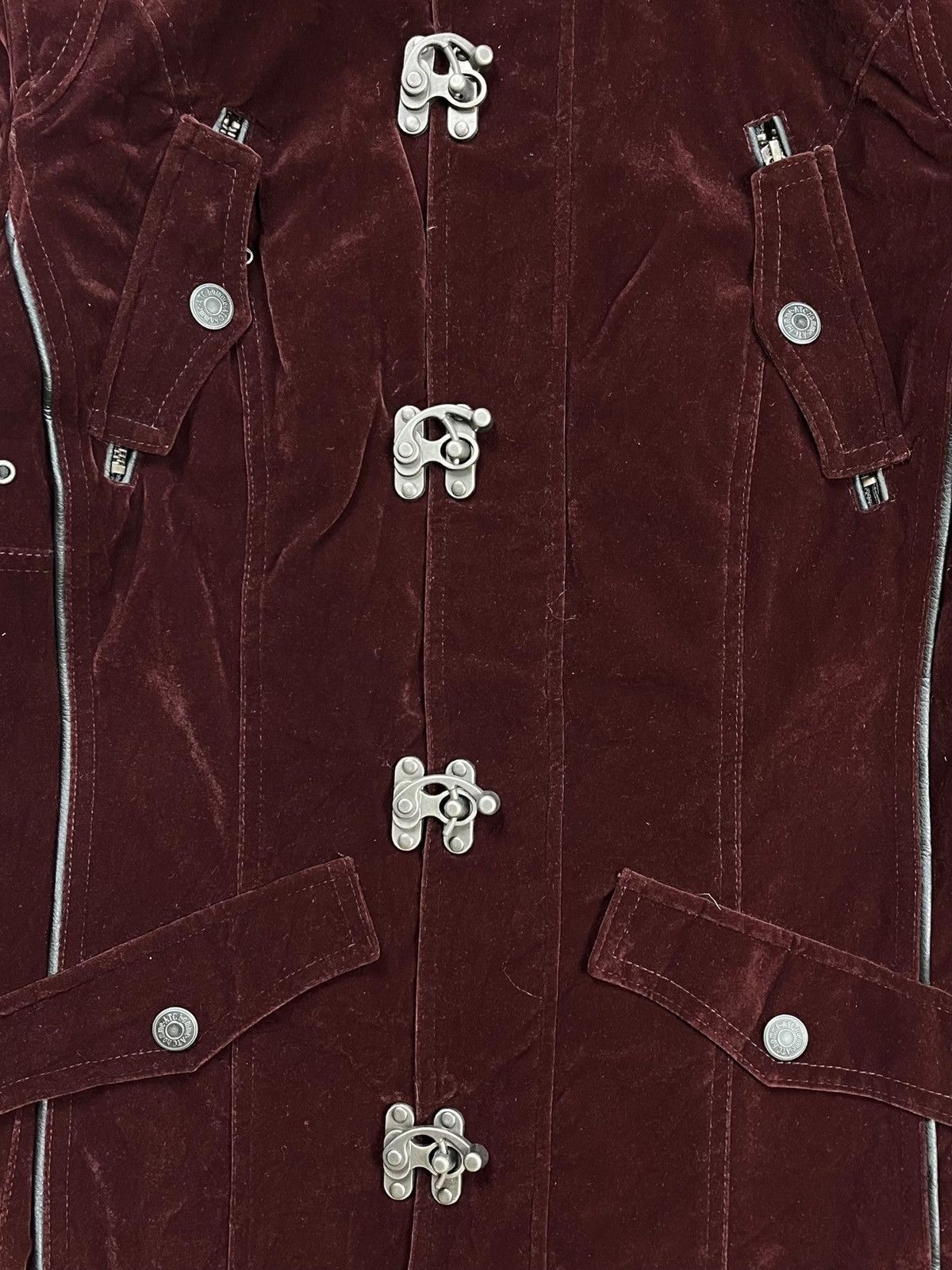 BUFFALO BOBS 2000s In The Attic - Fireman Fur Hoodie Velour Jacket Size US M / EU 48-50 / 2 - 9 Thumbnail