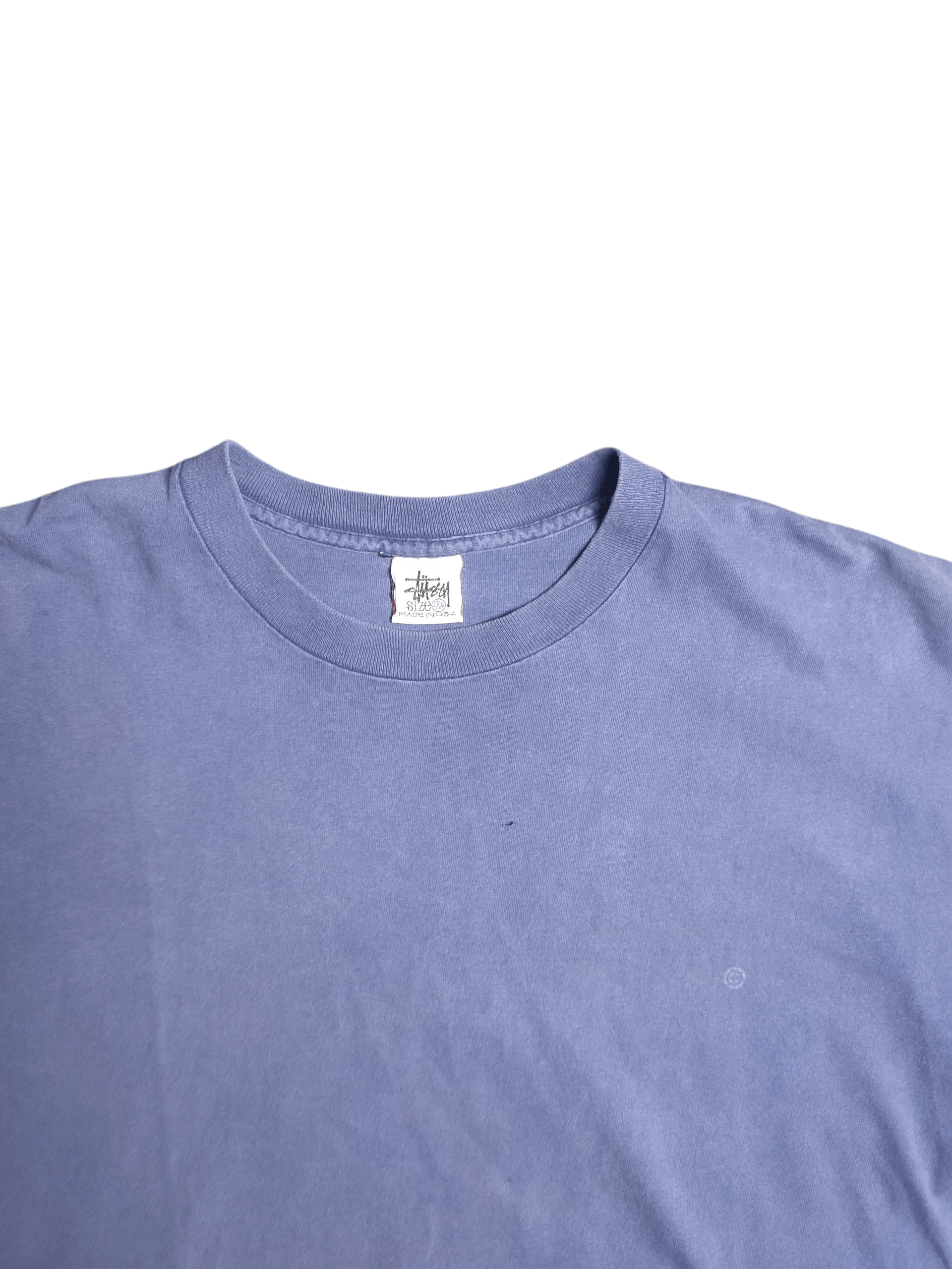 Stussy [DELETED] Stussy Signature Basic 1990s Vintage Tshirts Size US XXL / EU 58 / 5 - 1 Thumbnail