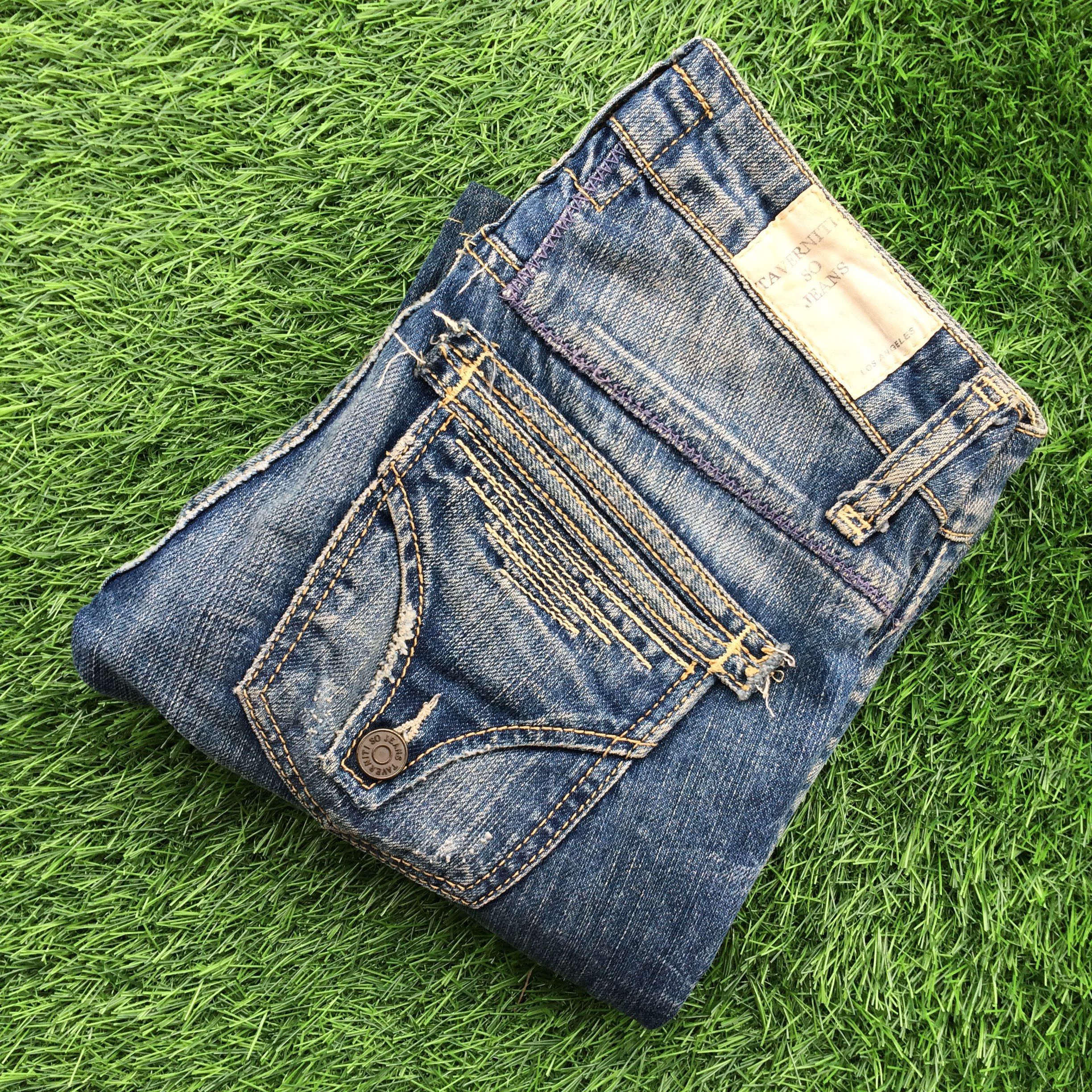 If Six Was Nine × Japanese Brand Japanese Distressed Flared Patch Jeans D-858 Size 25" / US 0 / IT 36 - 10 Thumbnail