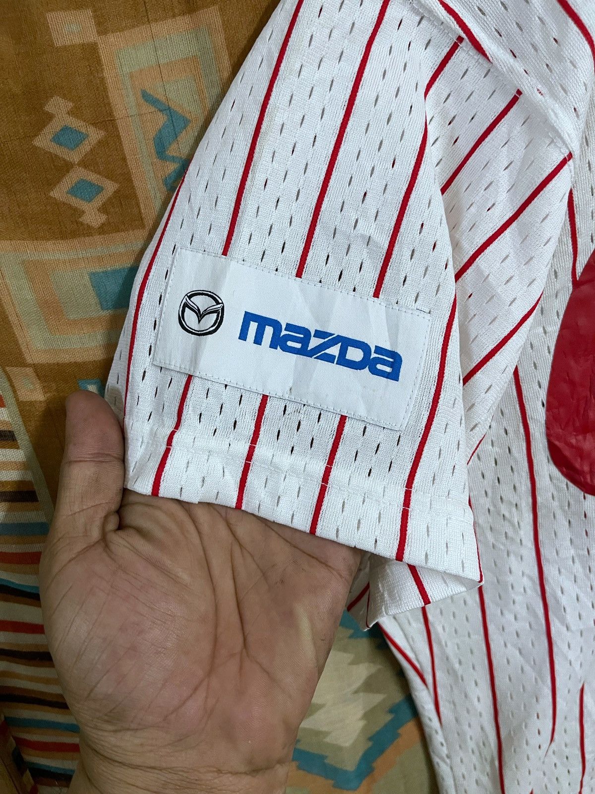 Mizuno × Vintage Vintage Baseball Jersey J League Hiroshima Carp M Mazda Rare Size US M / EU 48-50 / 2 - 8 Thumbnail