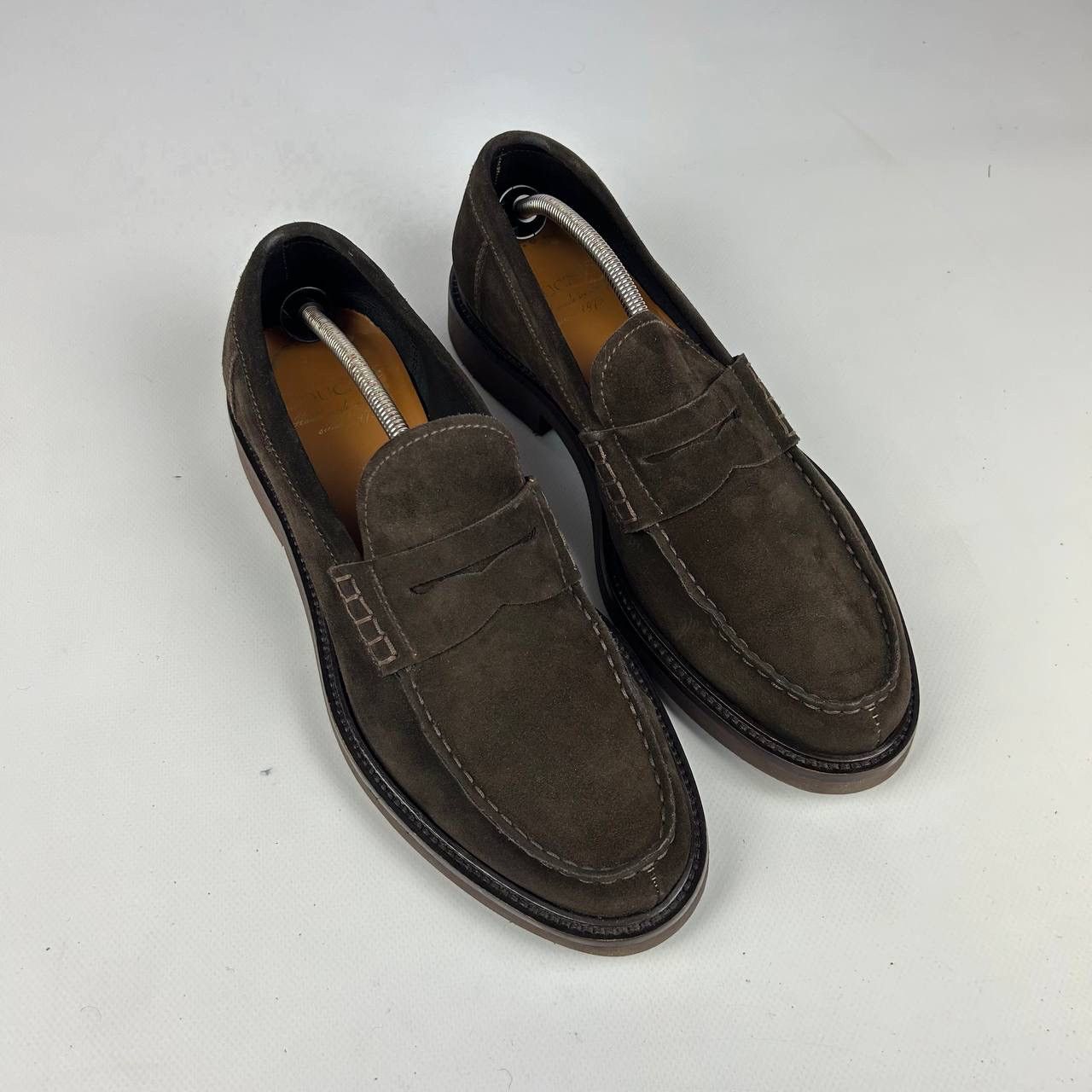 Doucal's DOUCAL'S - Brown Suede Loafers - Size EU41 Size US 8.5 / EU 41-42 - 2 Thumbnail