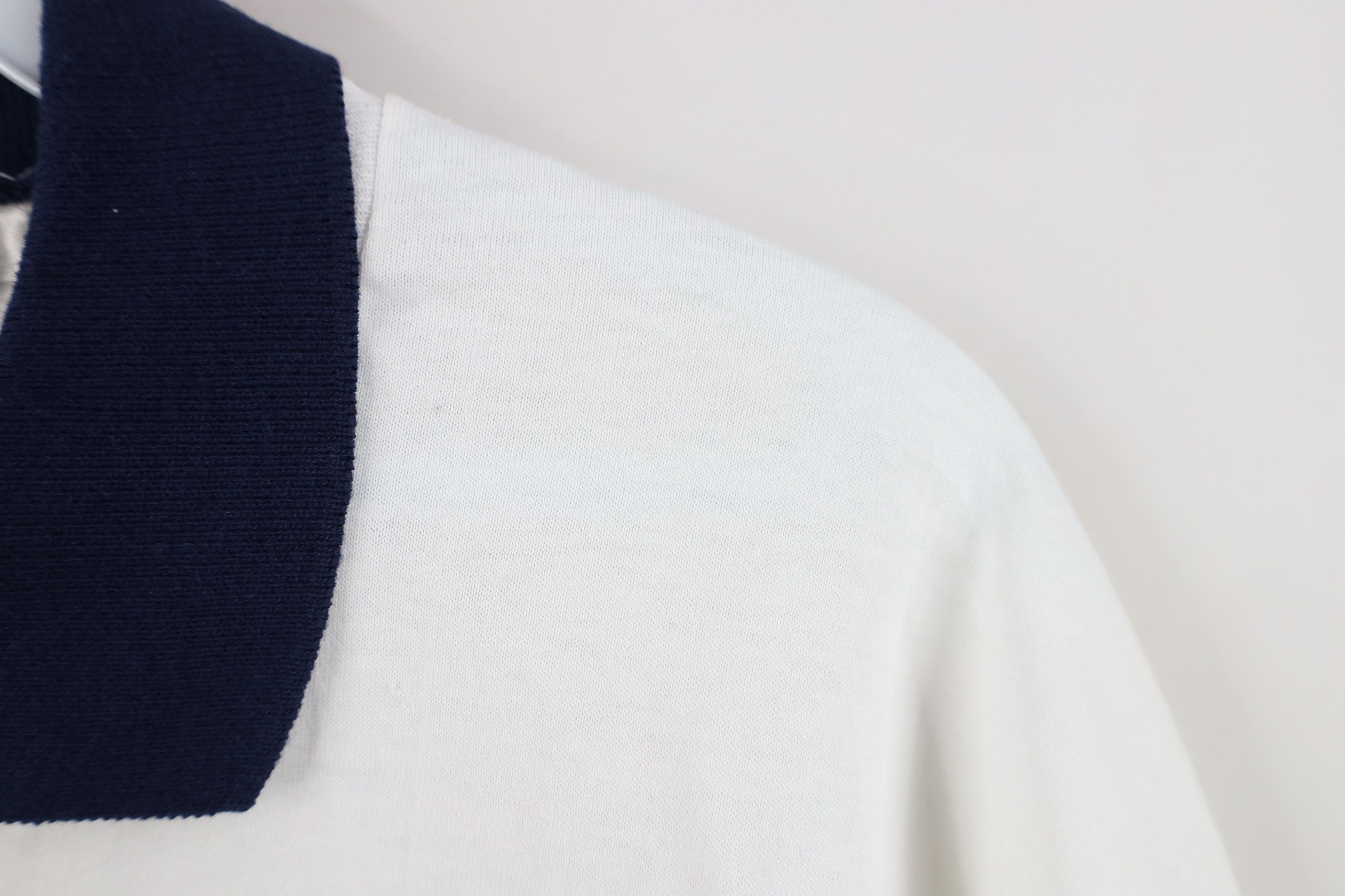 Vintage Vintage 90s Nautical Boat Anchor Collared T-Shirt White USA Size XL / US 12-14 / IT 48-50 - 5 Thumbnail