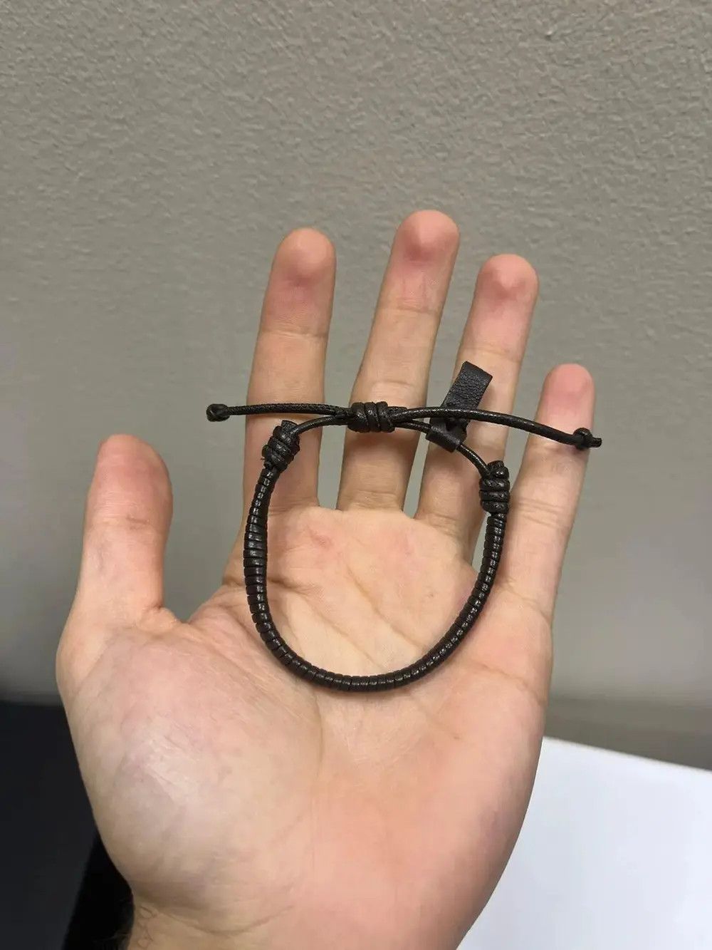 Bottega Veneta o1rshd1 Intrecciato Bracelet in Dark Brown Size ONE SIZE - 1 Thumbnail