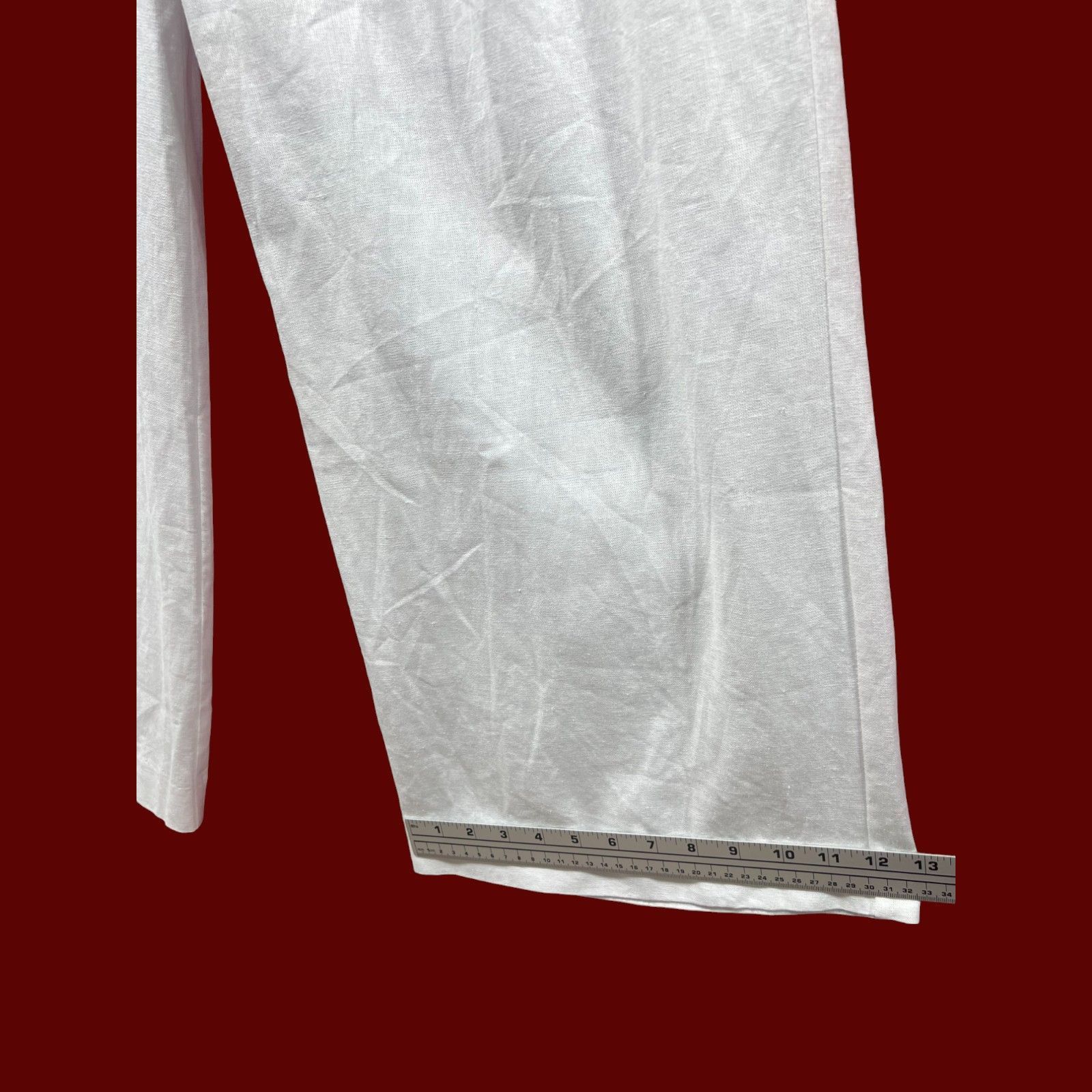 Worthington Worthington - Women's Mid-Rise Tall Cropped Pants - White - Size 26" / US 2 / IT 38 - 11 Thumbnail