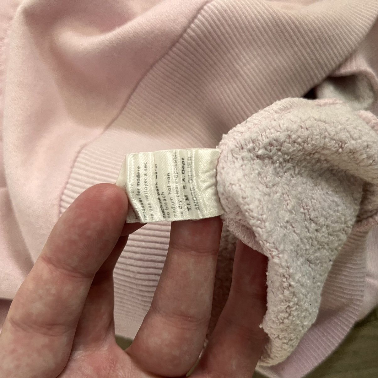 Lacoste Lacoste Vintage Comfy Baby Pink Sweatshirt Size US L / EU 52-54 / 3 - 8 Thumbnail
