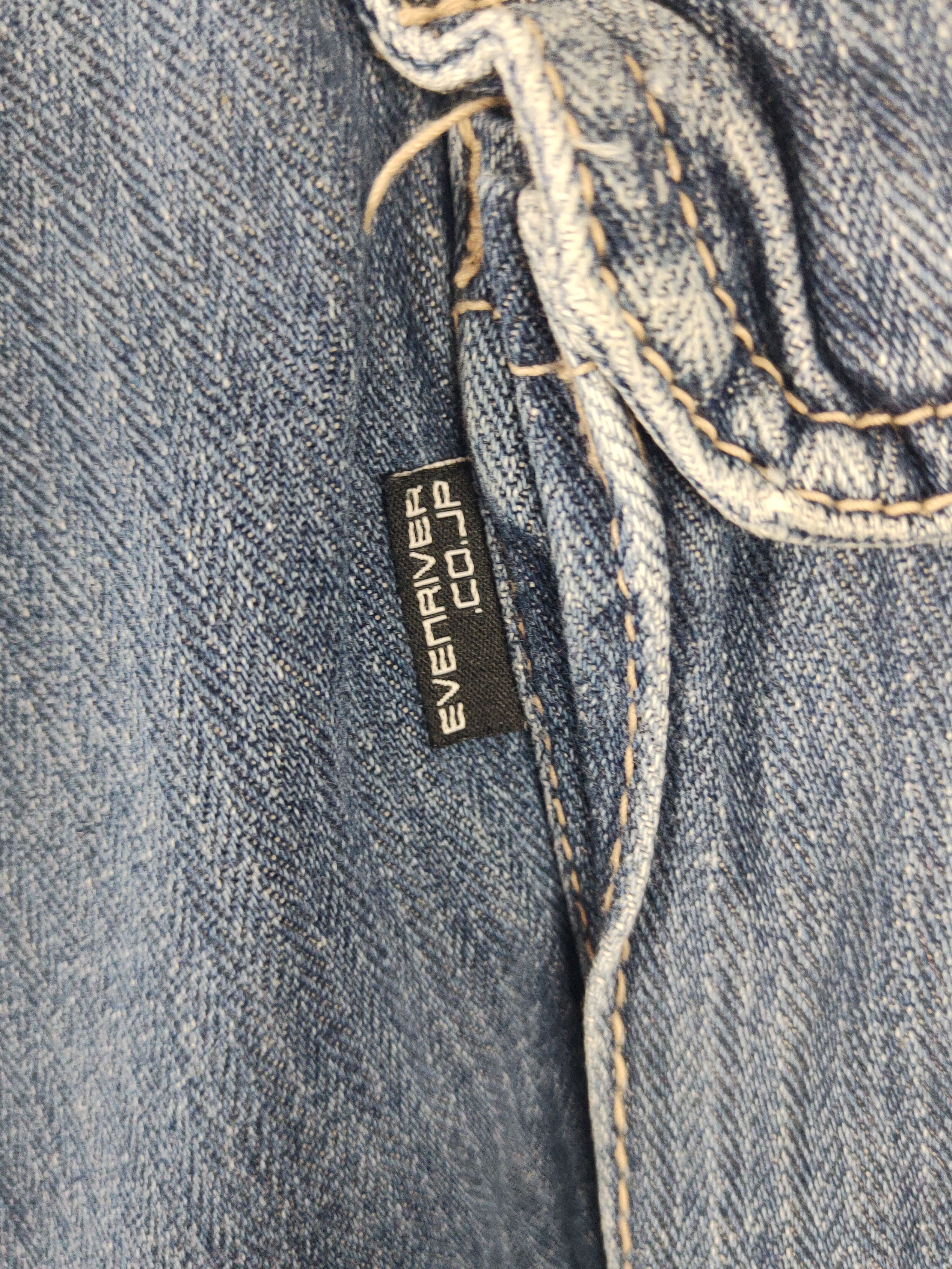 Vintage DL Evenriver Blue Distressed Ripped Jogger Jeans #1863 Size US 31 - 11 Thumbnail
