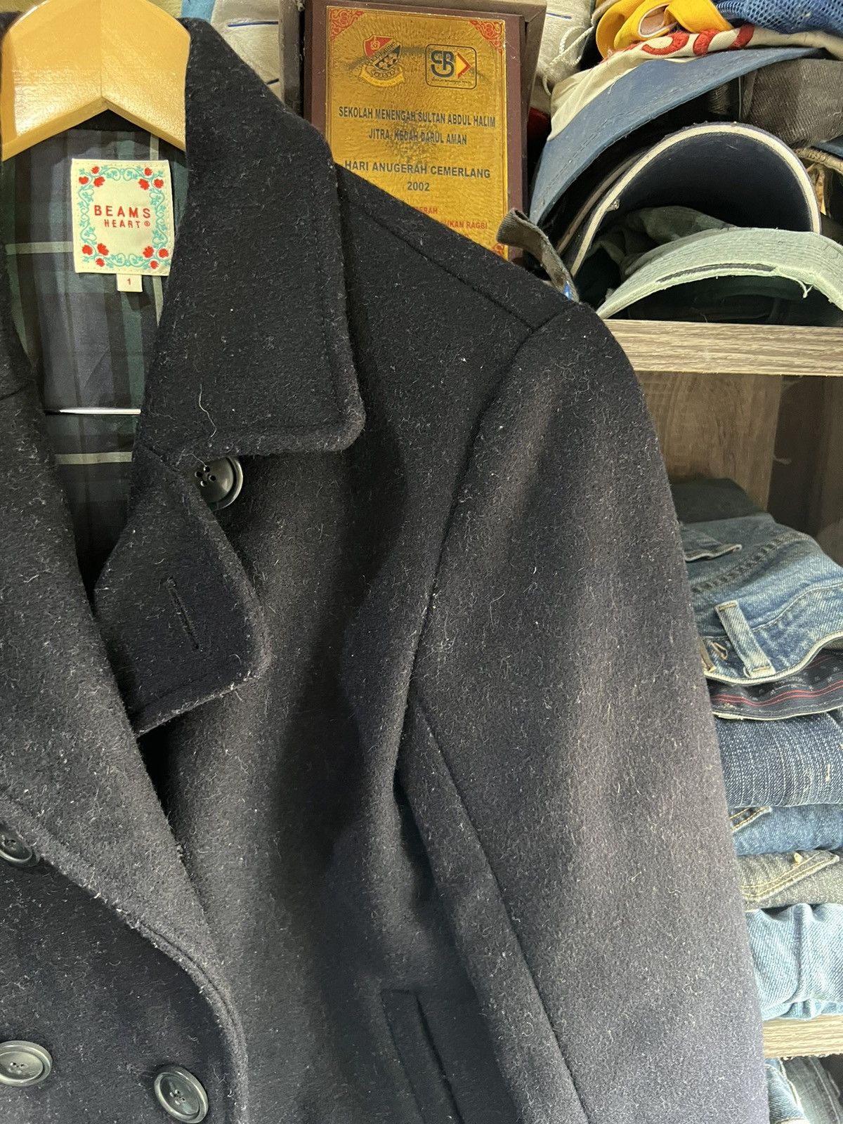 Beams Plus 🔥Beams Heart Double Breasted Peacoat Size M / US 6-8 / IT 42-44 - 5 Thumbnail