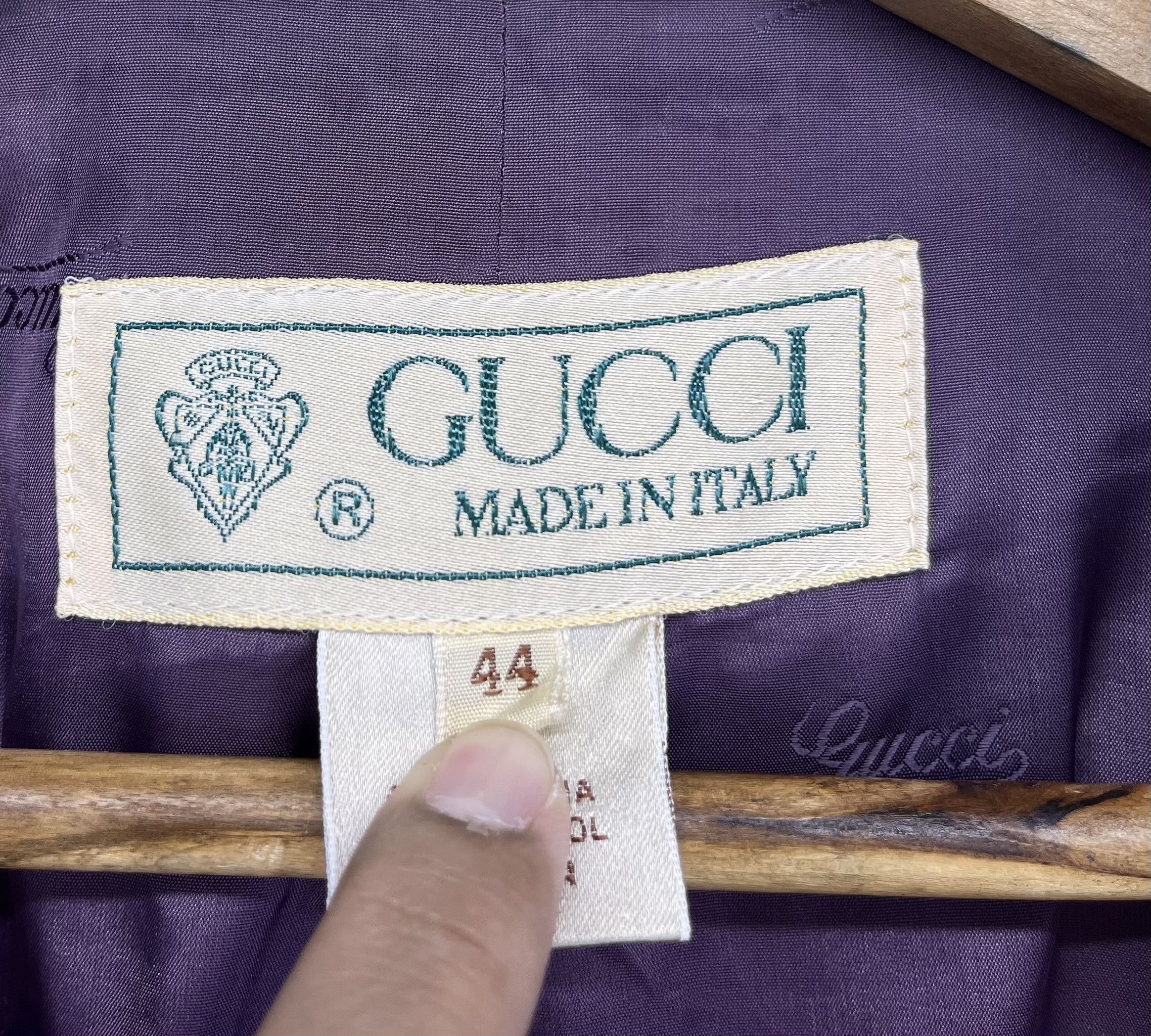 Gucci Vintage 90s Gucci Made in Italy Rare Wool Cardigan Jacket Size M / US 6-8 / IT 42-44 - 8 Thumbnail