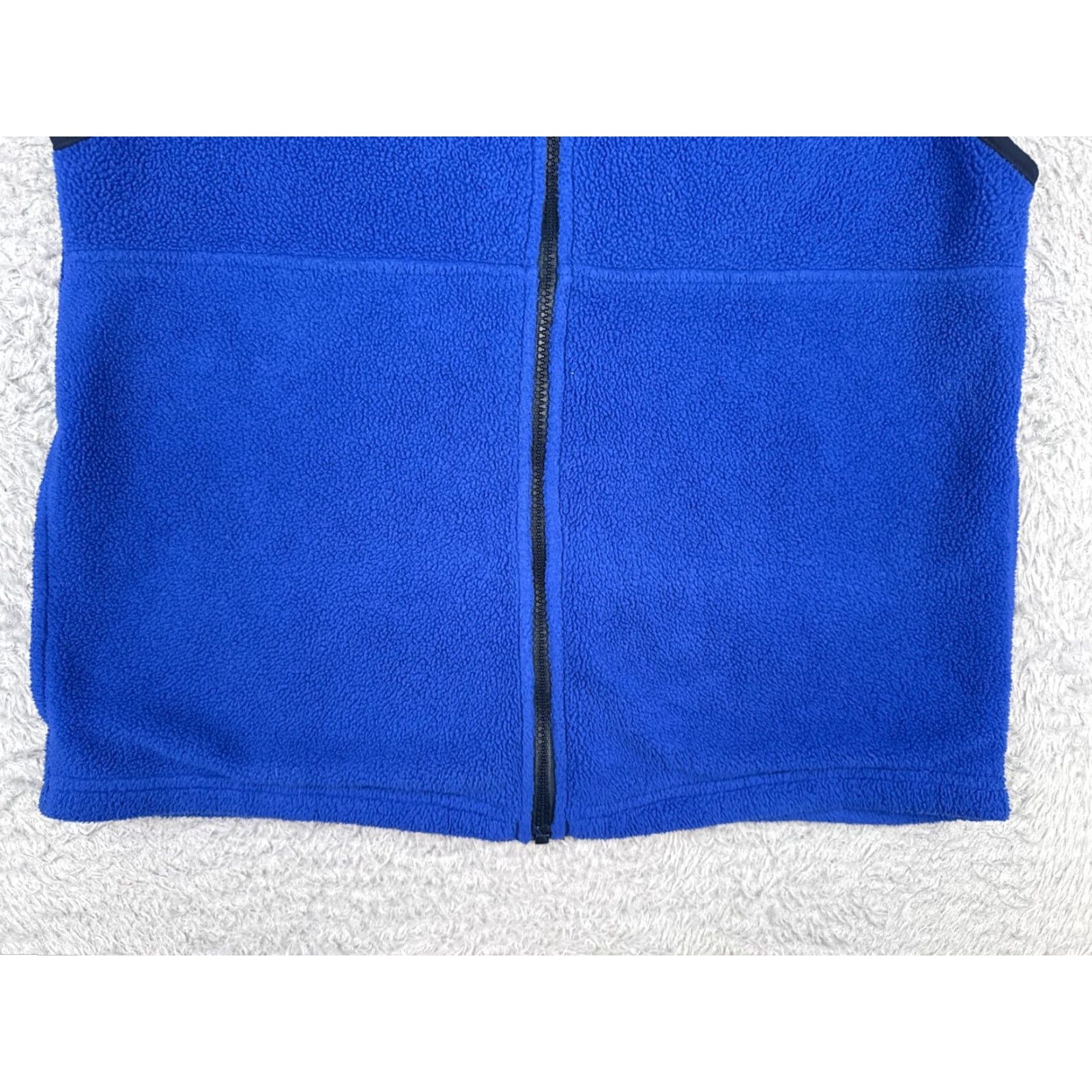 Vintage VINTAGELL Bean Vest Womens Small Blue Full Zip Sleeveless Mock Neck Polyester Fleece Size S / US 4 / IT 40 - 5 Thumbnail