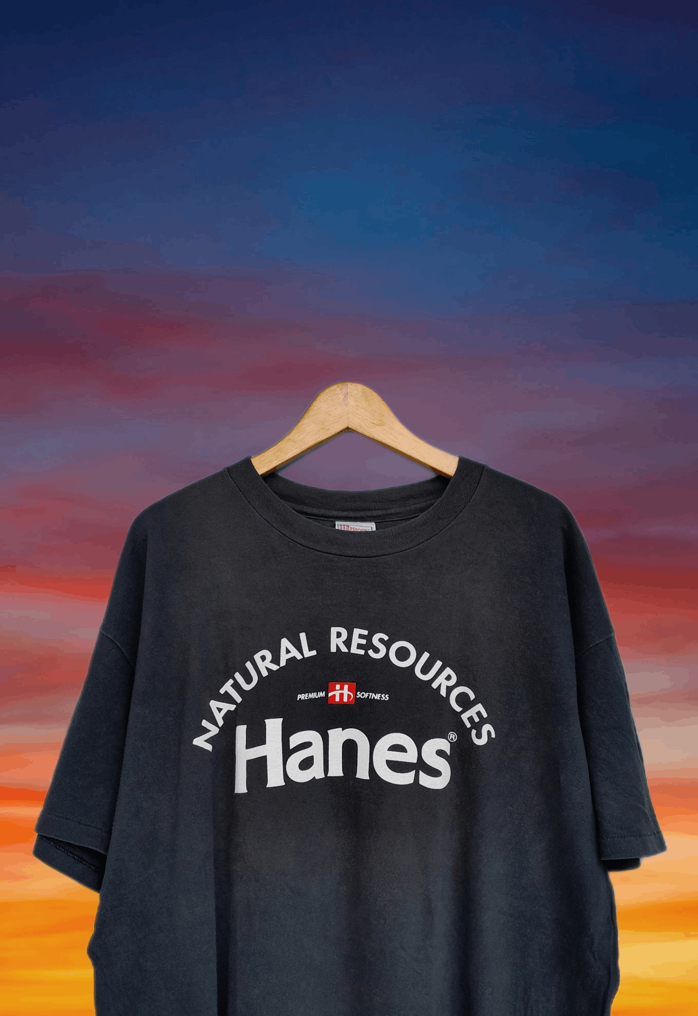 Hanes Vintage 90s HANES Natural Resources tee t-shirt Size US XL / EU 56 / 4 - 3 Thumbnail
