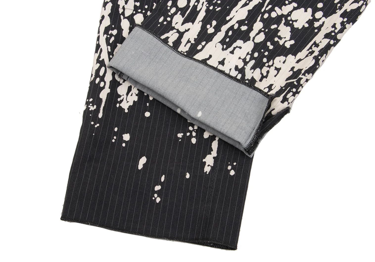 Jean Paul Gaultier Cotton Stripe Paint Pants Navy White Size 46 Size US 30 / EU 46 - 11 Thumbnail