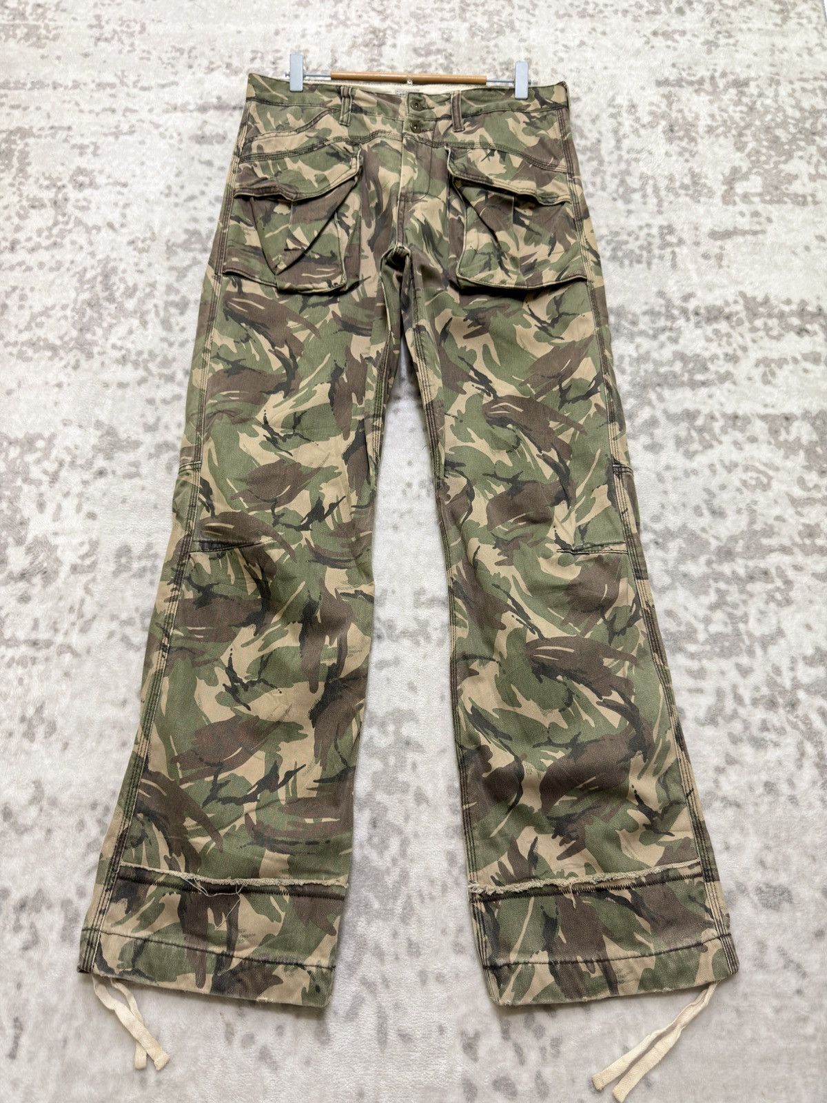 Kapital Vintage Eternal DPM Camo Cargo Pants Drawstring Utility Size US 32 / EU 48 - 1 Thumbnail