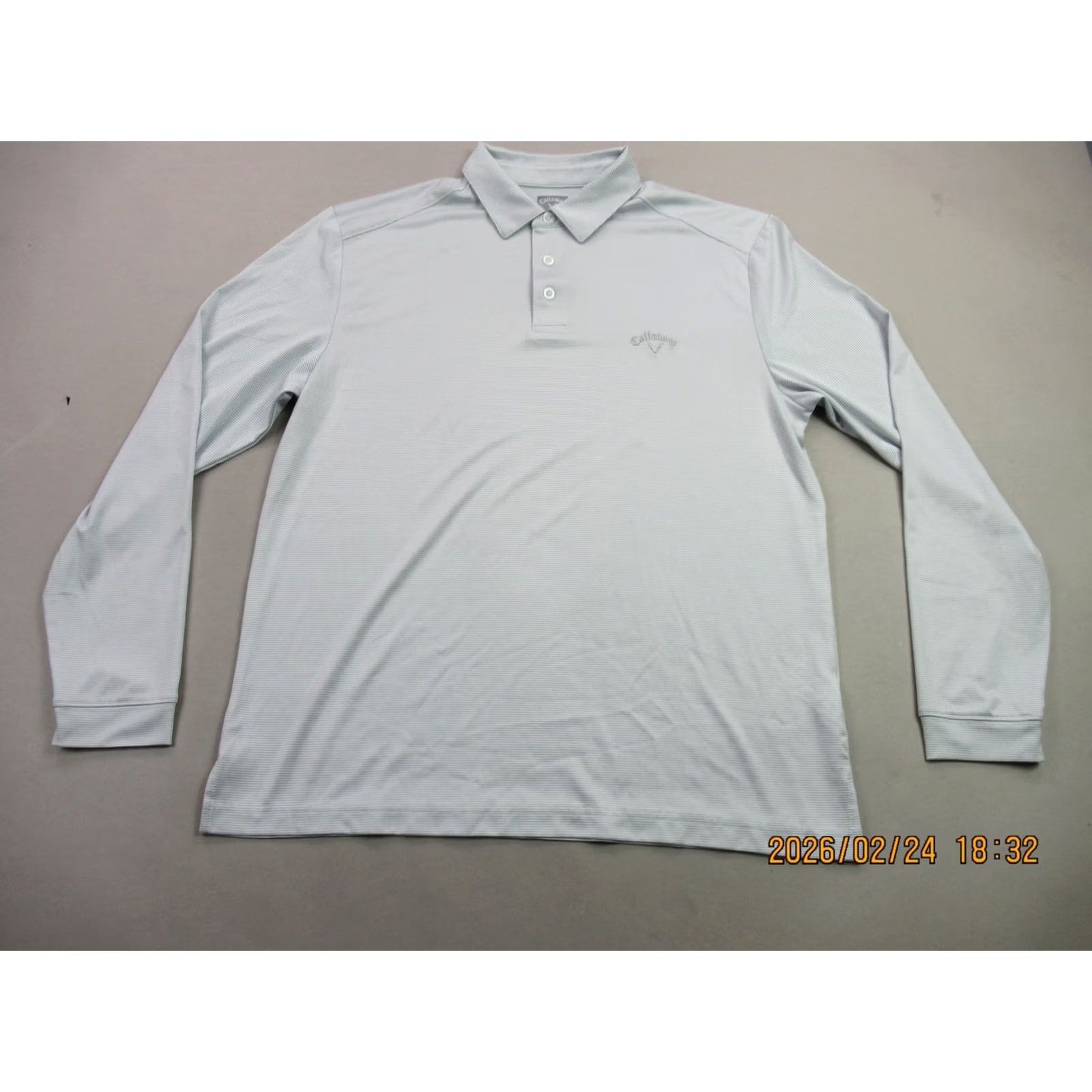 Callaway Callaway Sweater Mens XL Long Sleeve Buttons Polo Pullover Gray Casual Size US XL / EU 56 / 4 - 2 Thumbnail
