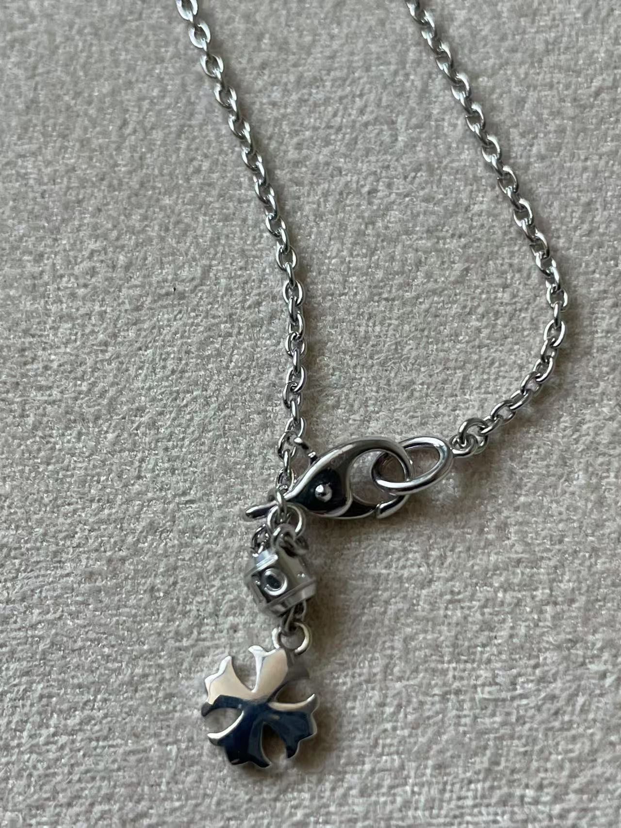 Chrome Hearts Chrome Hearts Mikimoto 18K White Gold Cross Pearl Necklace Size ONE SIZE - 12 Thumbnail
