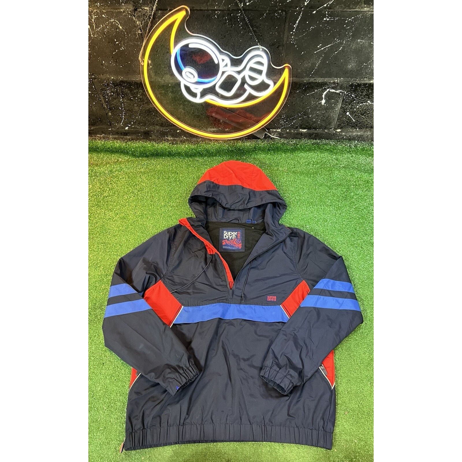 Superdry SuperDry Hooded Jacket NC3 Blue Mens Large Size US L / EU 52-54 / 3 - 1 Thumbnail