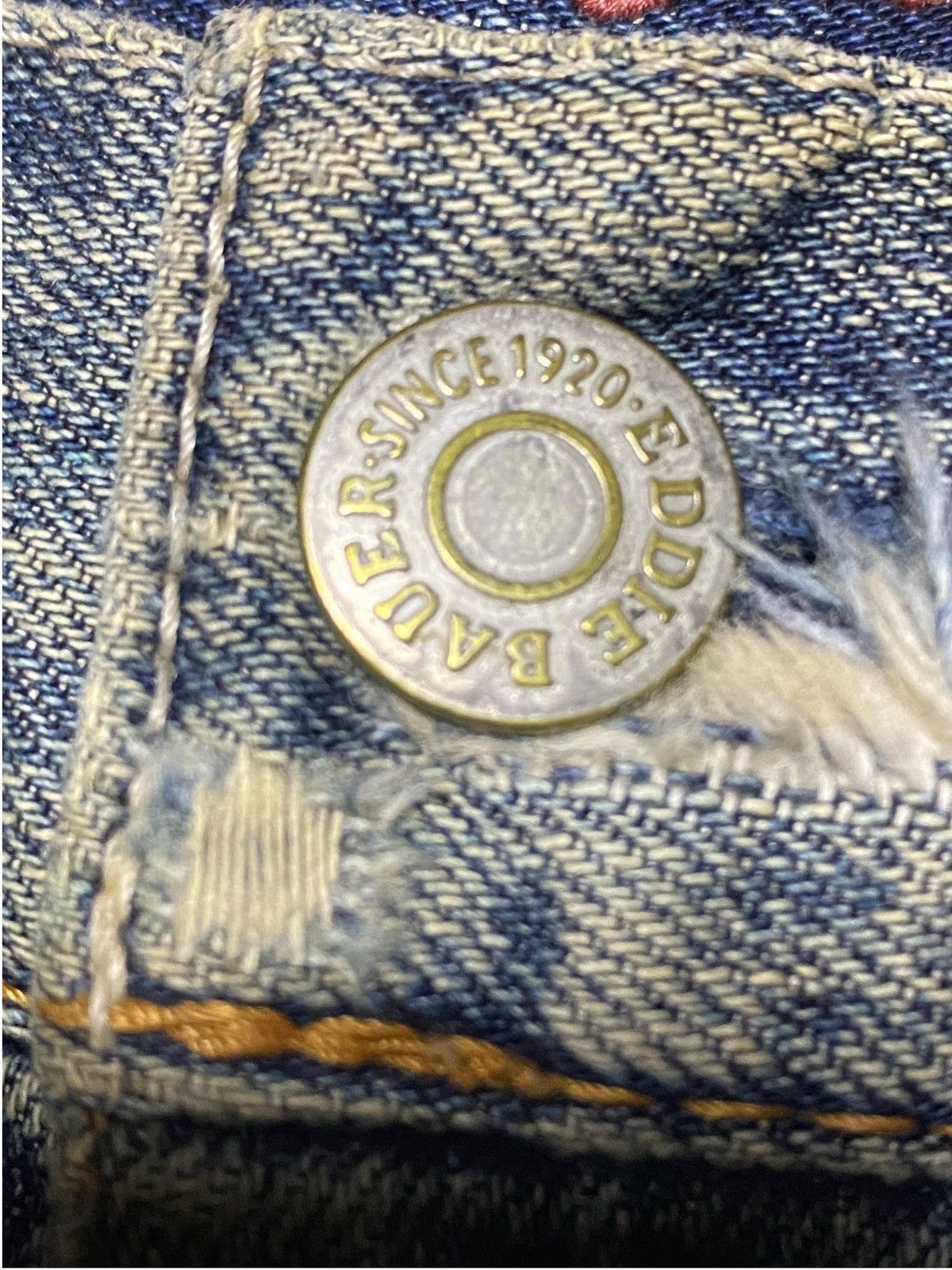 Eddie Bauer Vintage Eddie Bauer Premium Mud Wash Distressed Loose Jeans Size US 32 / EU 48 - 9 Thumbnail