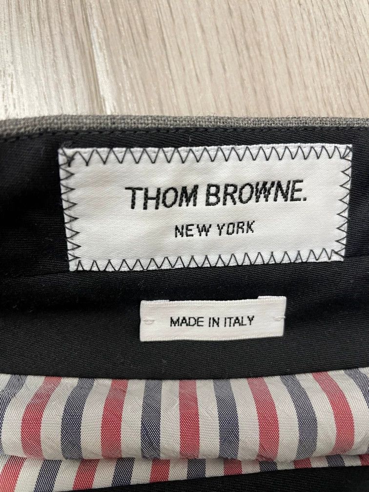 Thom Browne Thom browne The latest wool pleated skirt in gray three col Size 25" / US 0 / IT 36 - 5 Thumbnail