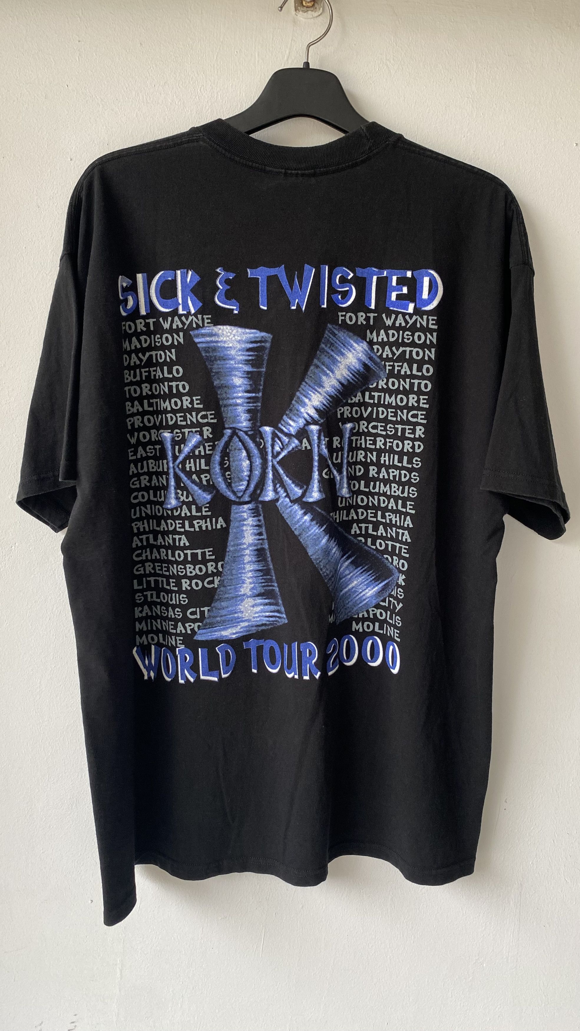 Vintage Vtg korn sick twisted world tour 2000 parking lot boot xl Size US XL / EU 56 / 4 - 2 Thumbnail