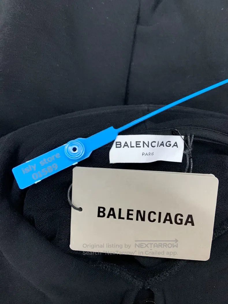 Balenciaga Balenciaga Logo Alphabet Embroidered Hooded Long Sleeve Sw Size US M / EU 48-50 / 2 - 4 Thumbnail