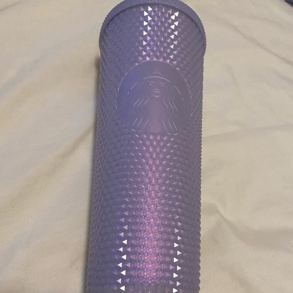 Designer Starbucks Icy White Lilac Bling Studded Venti Tumbler Size ONE SIZE - 3 Thumbnail