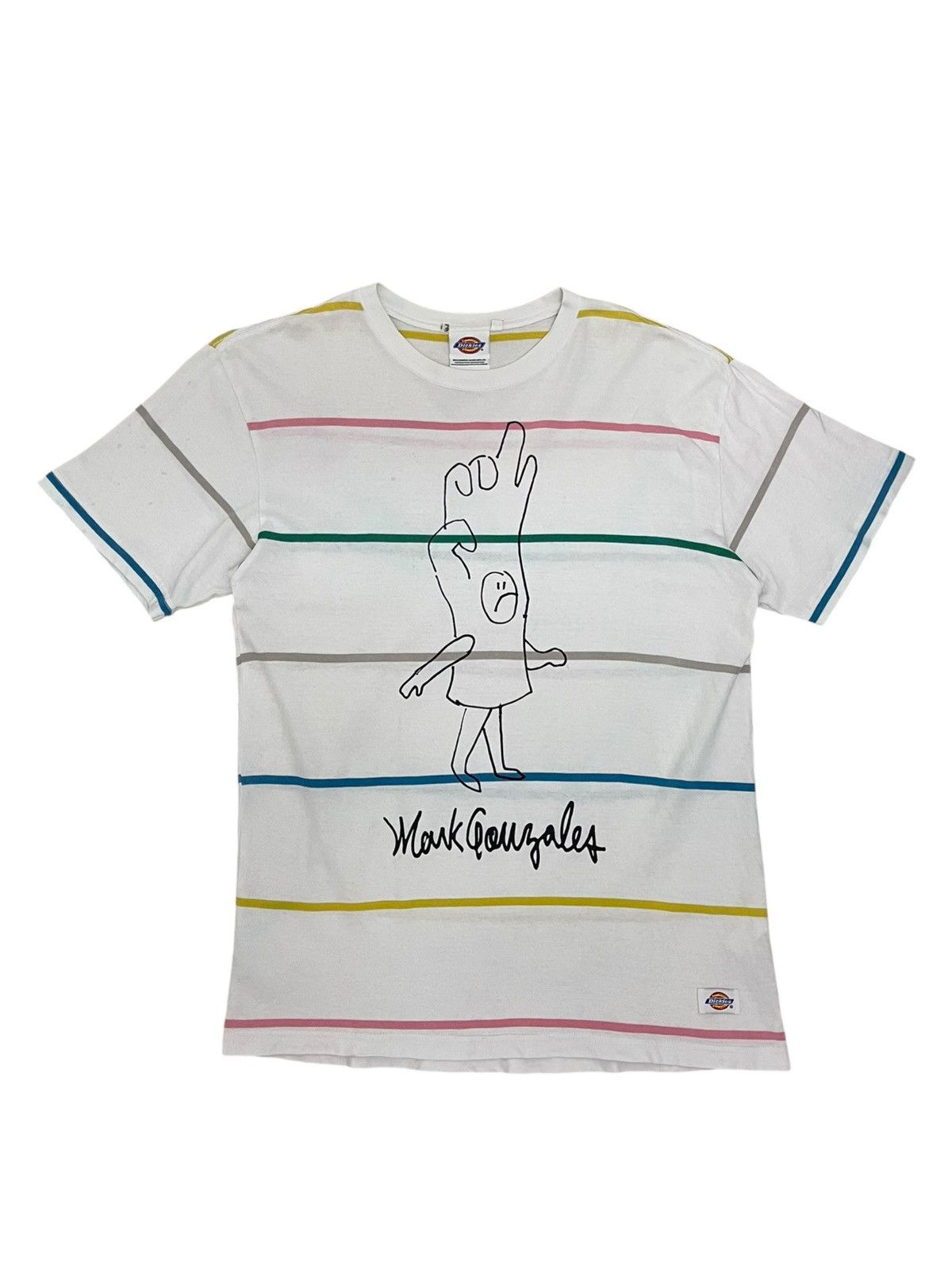 Dickies × Junya Watanabe Dickies X Mark Gonzales SS18 Sketch Striped Tee Size US M / EU 48-50 / 2 - 1 Thumbnail