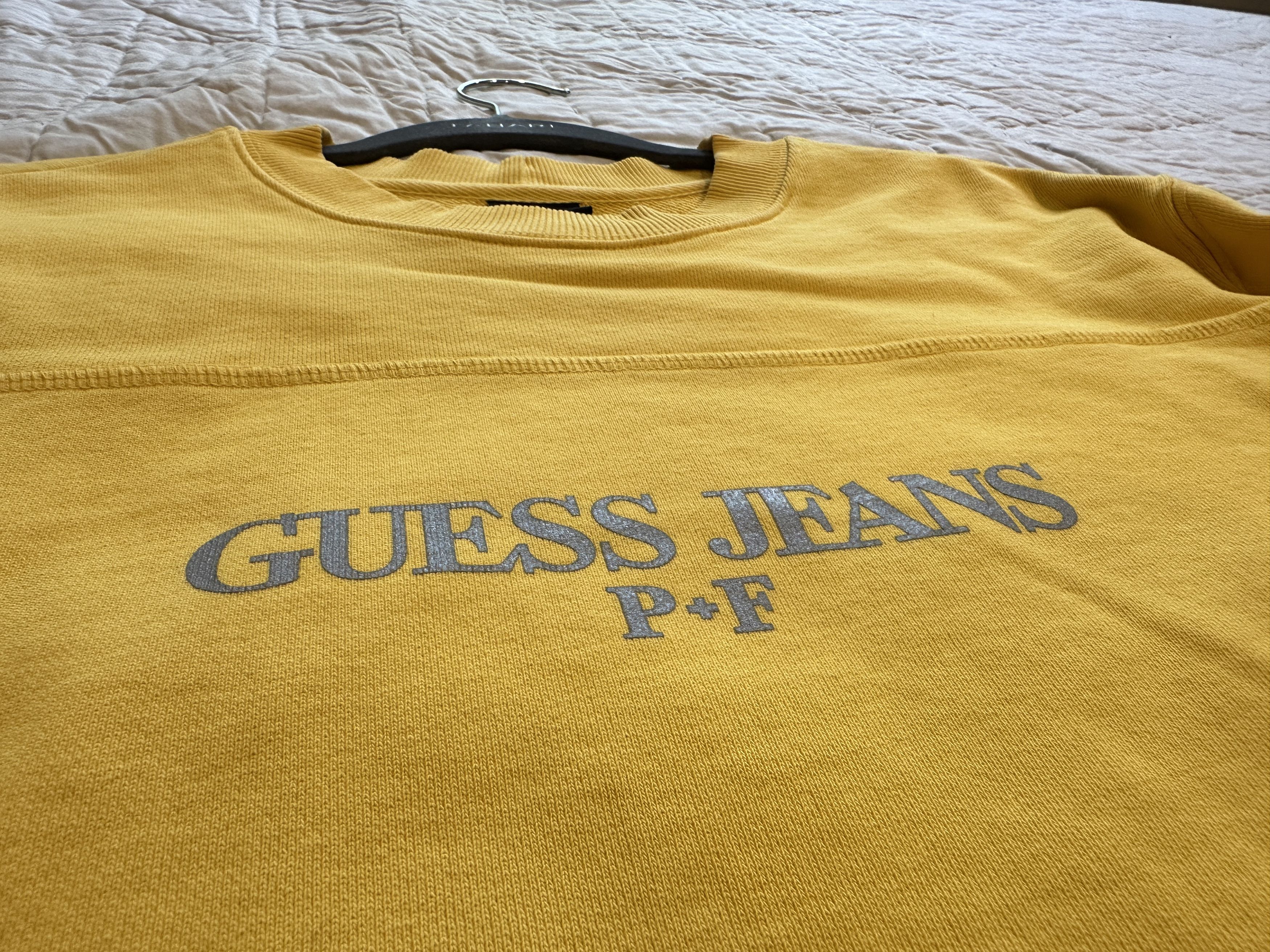 Guess × Places + Faces Guess x Places+Faces Crewneck Sweatshirt (Yellow, Size S) Size US S / EU 44-46 / 1 - 2 Thumbnail