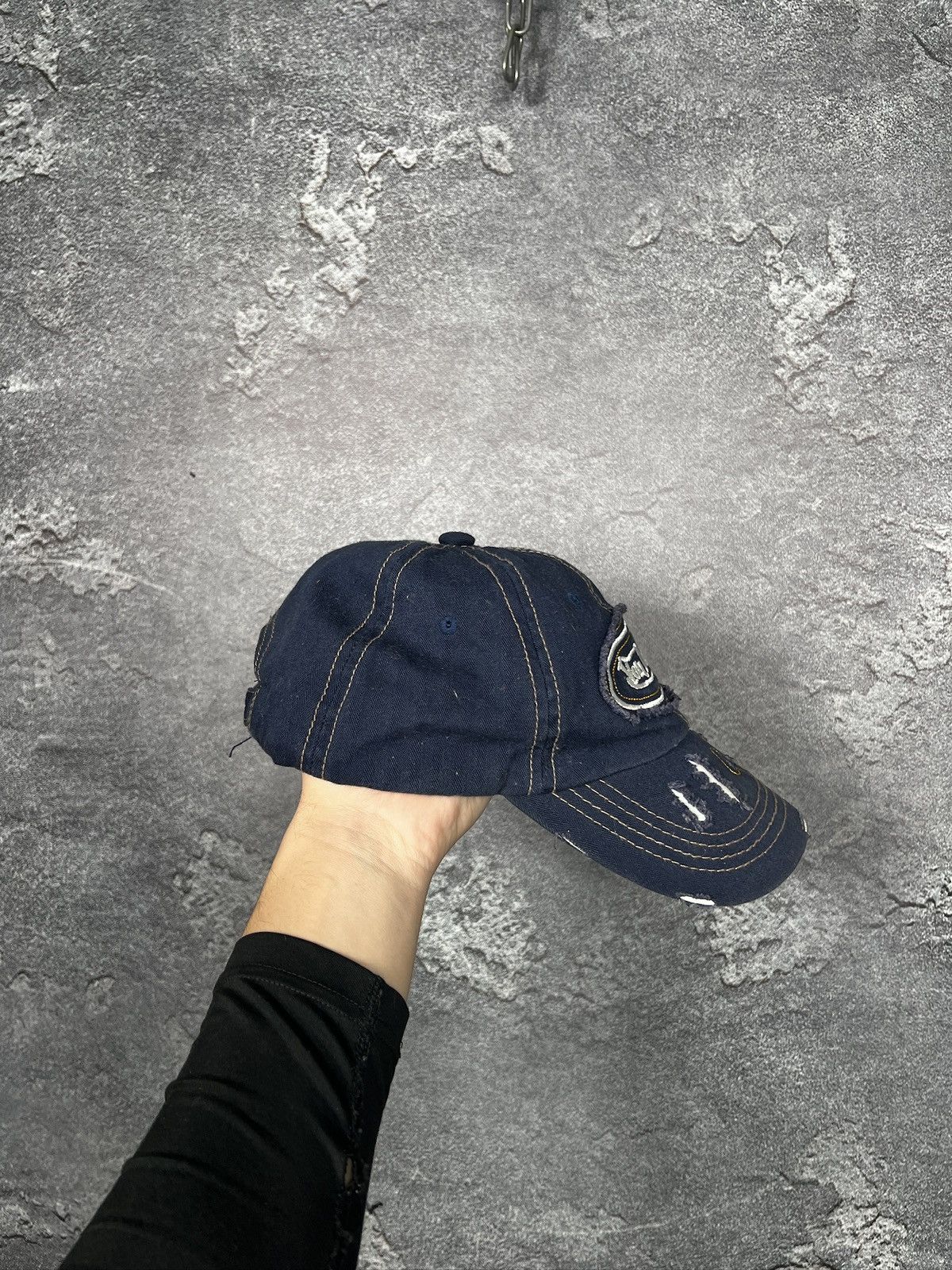 Von Dutch Vintage Von Dutch Distressed Denim Cup Size ONE SIZE - 5 Thumbnail