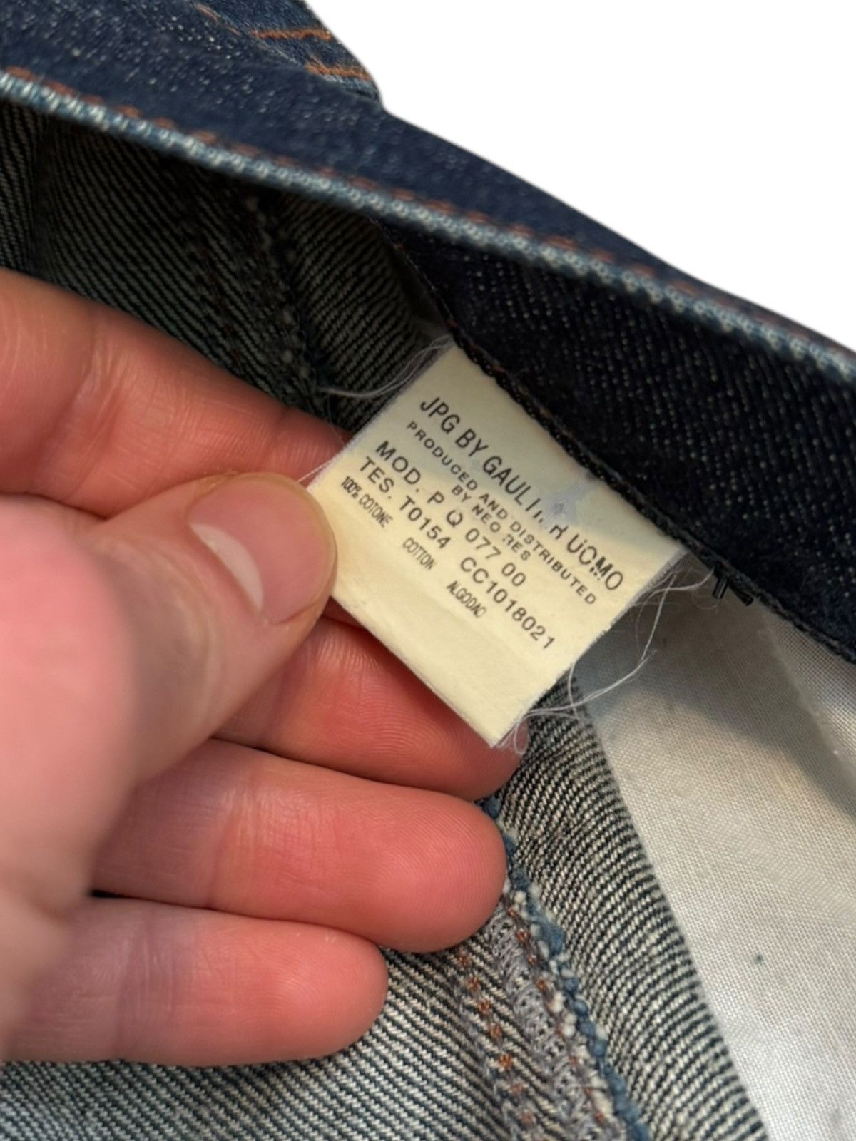 Jean Paul Gaultier 2000’s Foliage Flare Denim Pants Size US 33 - 11 Thumbnail