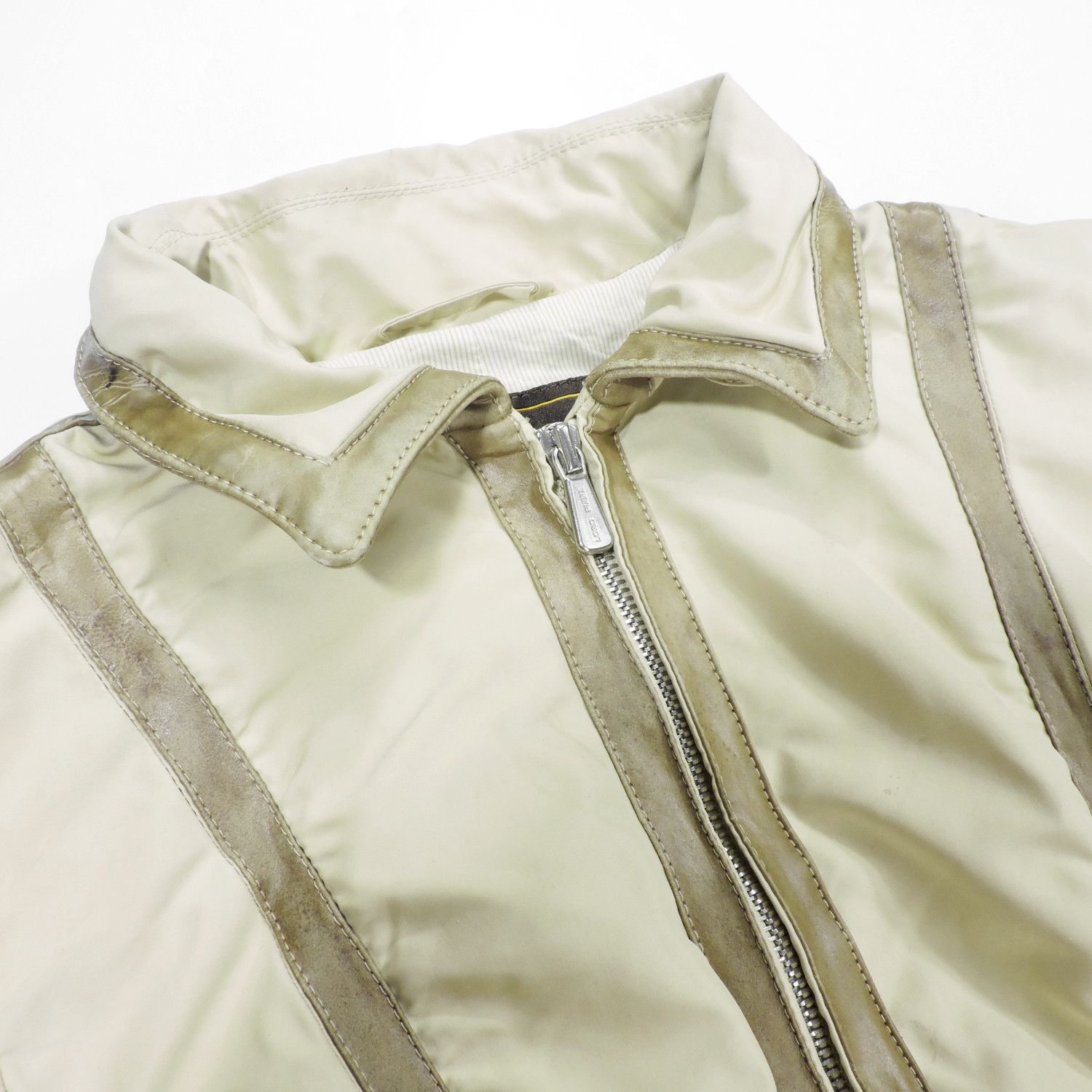 Loro Piana LORO PIANA SUEDE GOATSKINS LEATHER STRIPED JACKET Size S / US 4 / IT 40 - 9 Thumbnail