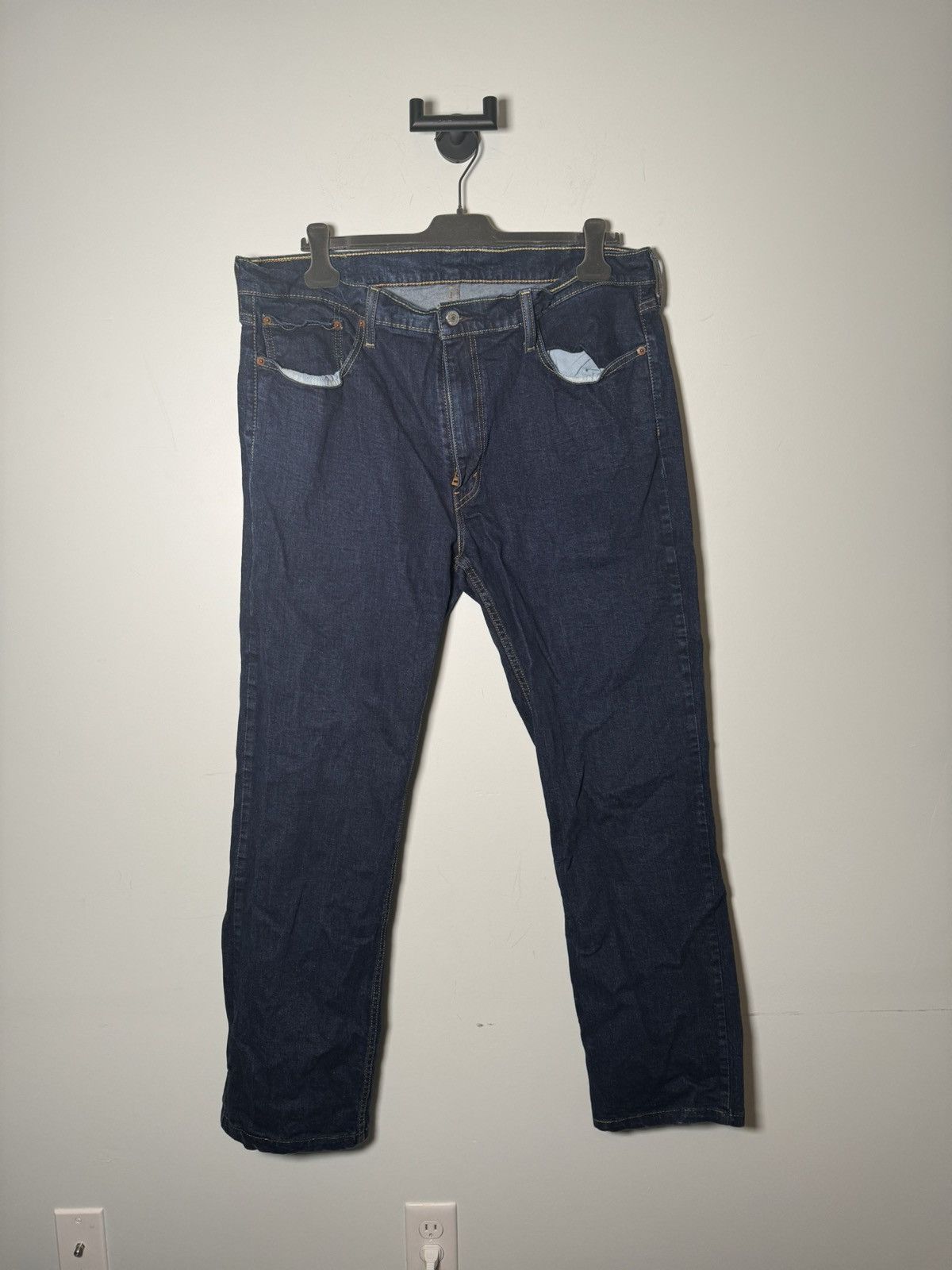 Levi's × Levi's Vintage Clothing Levi's Dark Blue 514 Oversized Denim Jeans 40x34 Size US 40 / EU 56 - 3 Thumbnail