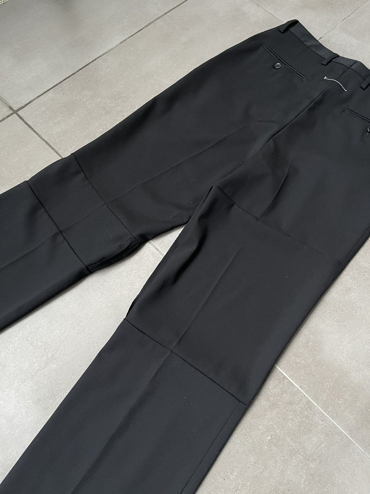 Maison Margiela !DS! SS23 Maison Margiela Reconstructed Black Casual Pants Size US 30 / EU 46 - 19 Thumbnail