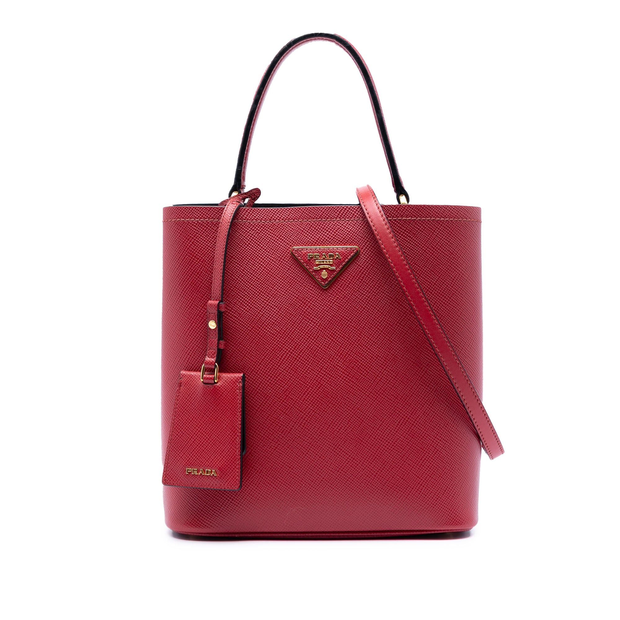 Prada Medium Saffiano Cuir Panier Satchel Size ONE SIZE - 1 Thumbnail
