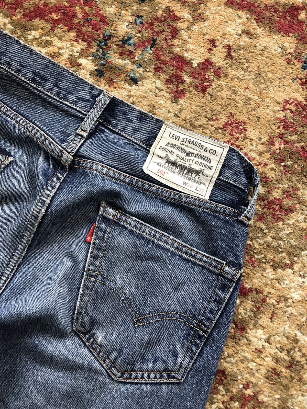 Levi's × Vintage 90’s LEVI STRAUSS 502 CLASSIC JEANS Y2K RETRO Size US 28 / EU 44 - 2 Thumbnail