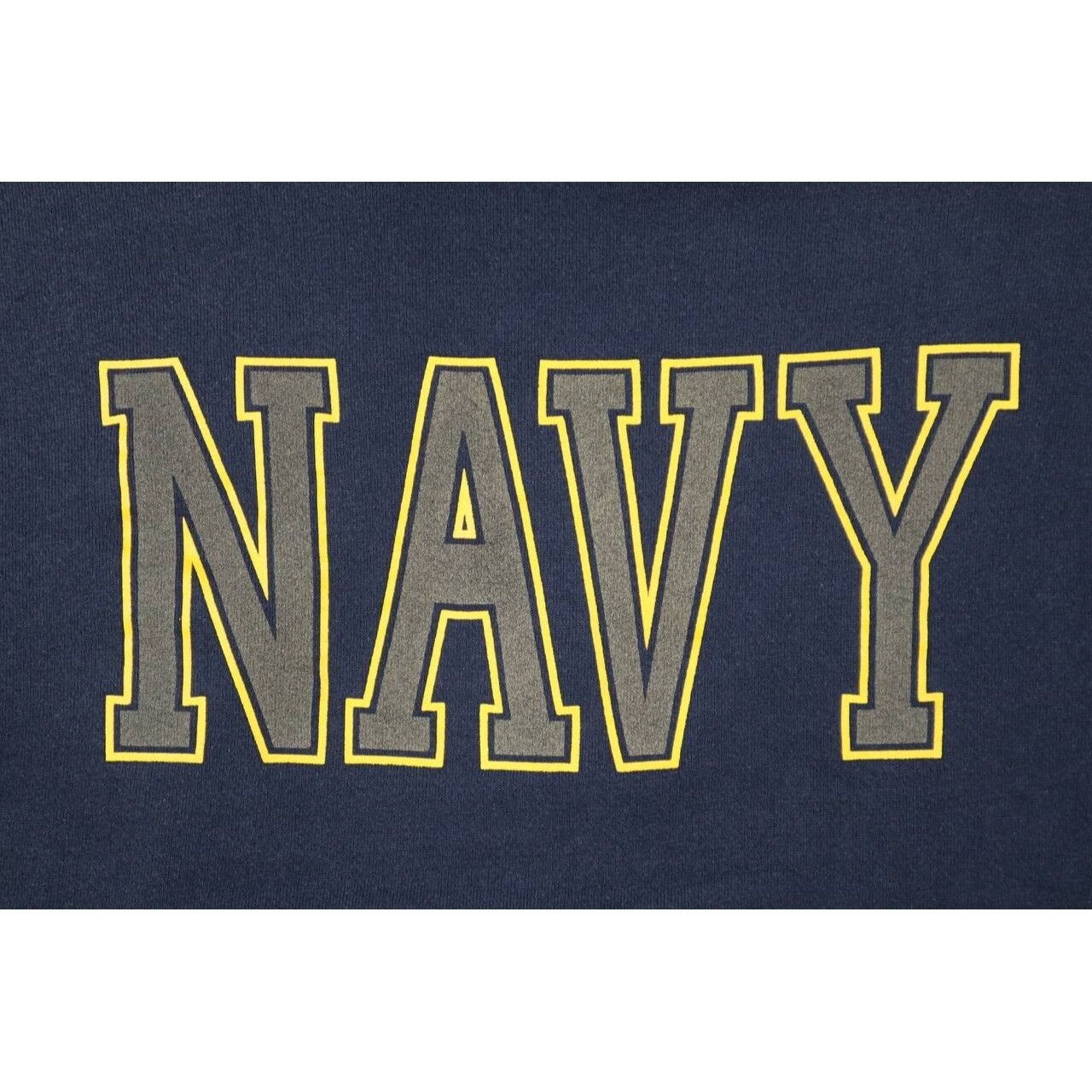 Vintage Vtg US Navy USN Hoodie Made in the USA PullOver Sweatshirt Size US M / EU 48-50 / 2 - 5 Thumbnail