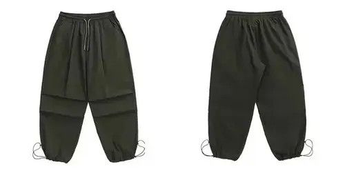 VIBE 20SS Indigo Union Japan Olive Worker Minimal Pants Size US 34 / EU 50 - 2 Thumbnail