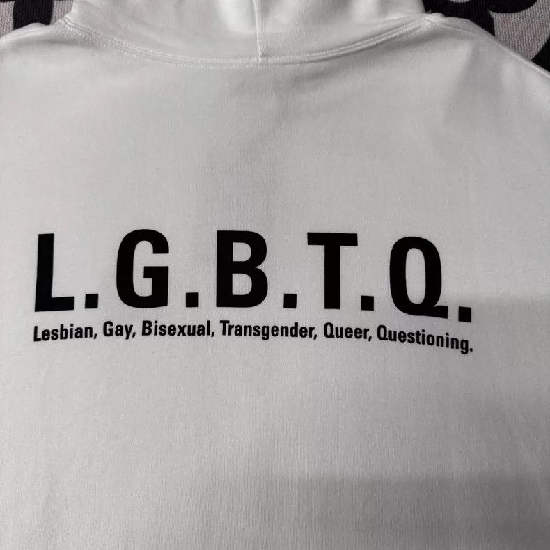 Balenciaga Balenciaga Rainbow flag white hoodie Size US XS / EU 42 / 0 - 4 Thumbnail