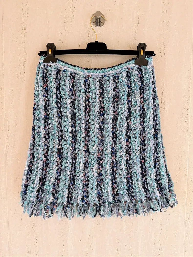 Chanel Chanel 23P spring and summer preview blue colourful stripe Size 25" / US 0 / IT 36 - 2 Thumbnail
