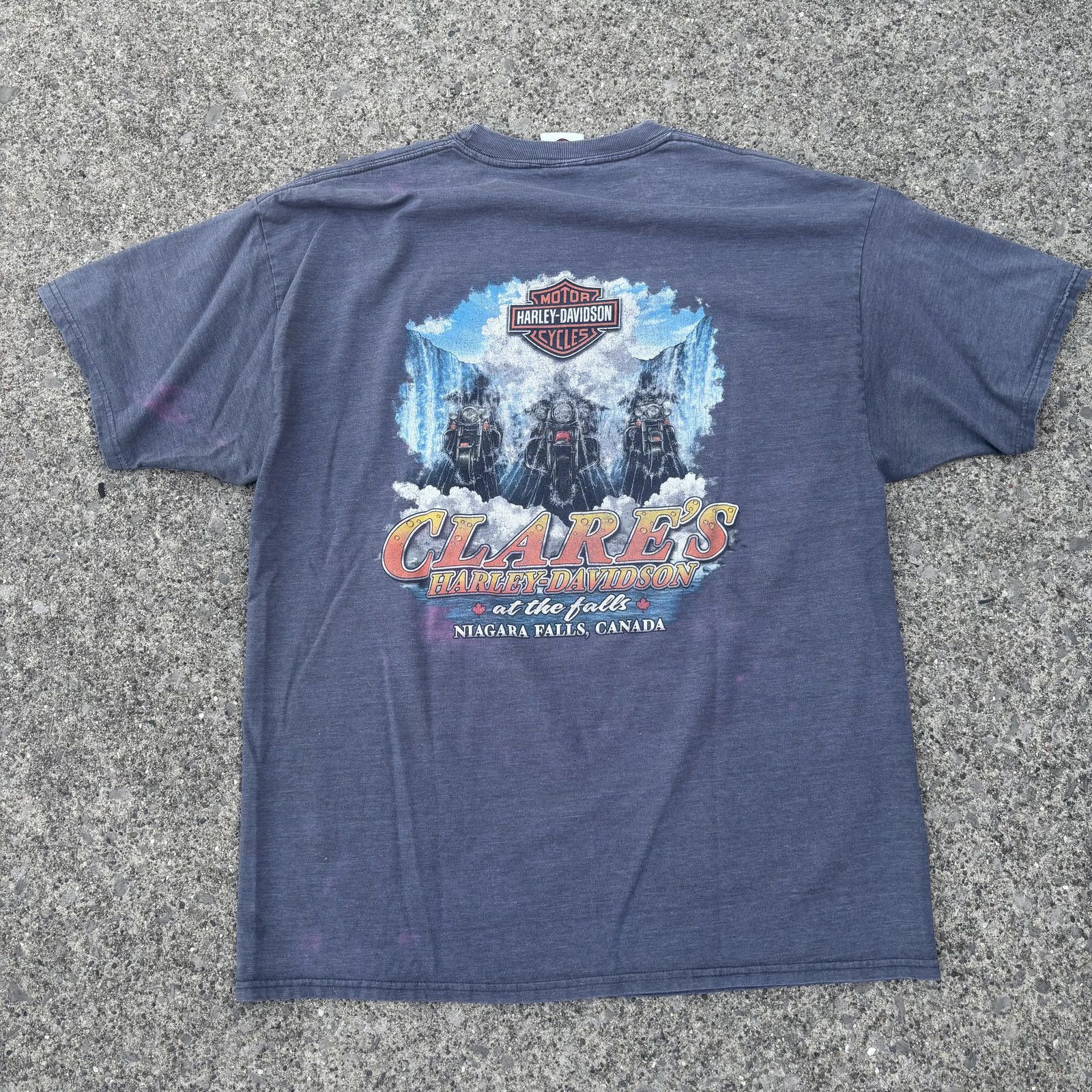 Harley Davidson Vintage Harley-Davidson T-Shirt - X-Large - Niagara Falls Size US XL / EU 56 / 4 - 3 Thumbnail