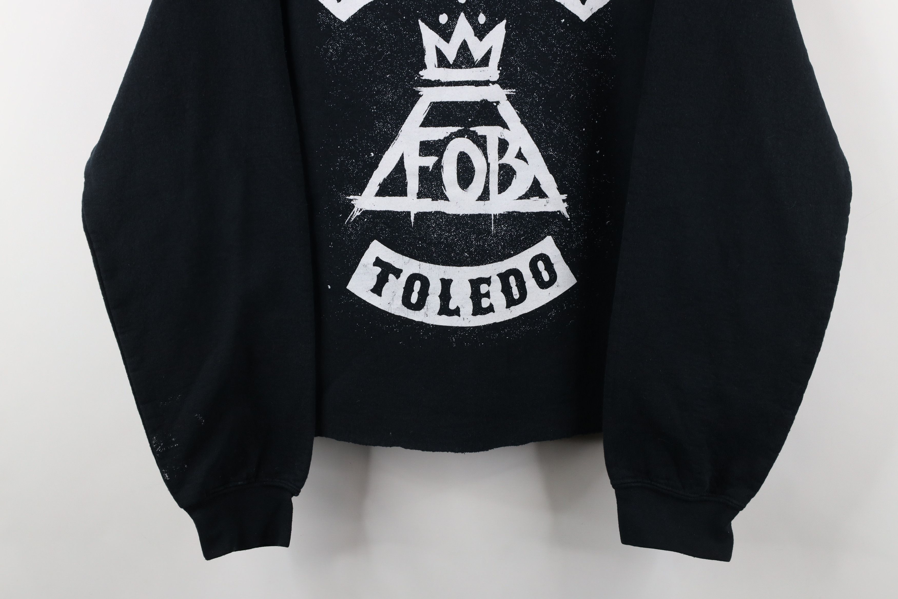 Vintage Vintage Y2K 2014 Mounmentour Out Boy Band Sweatshirt Black Size L / US 10 / IT 46 - 3 Thumbnail