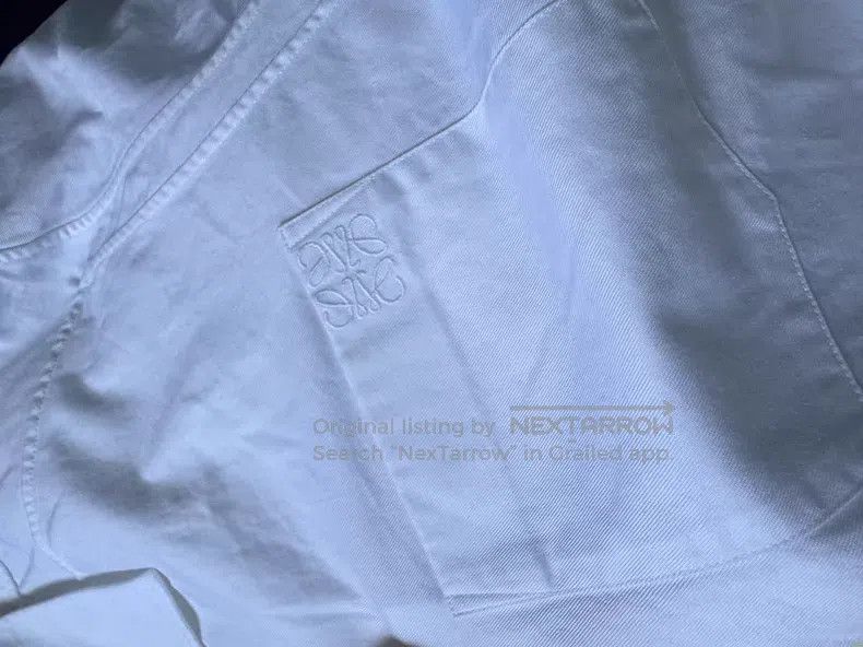 Loewe Loewe White long-sleeve shirt, 100% pure cotton Size US XXS / EU 40 - 3 Thumbnail