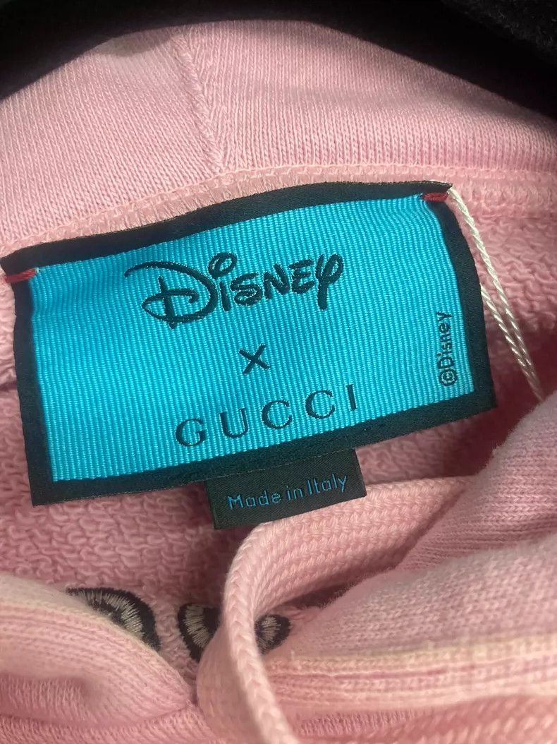 Gucci Gucci Pink embroidered printed hooded sweatshirt Size S / US 4 / IT 40 - 4 Thumbnail