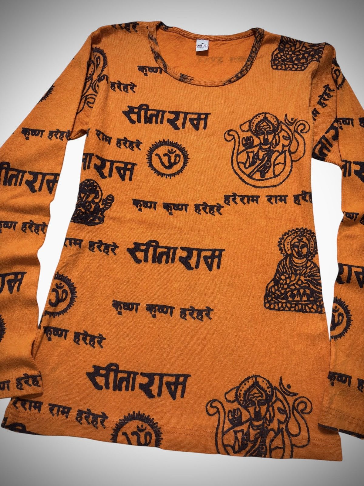 Other Beud - Ethnic Motifs Buddha Ls T-Shirt Size US M / EU 48-50 / 2 - 2 Thumbnail